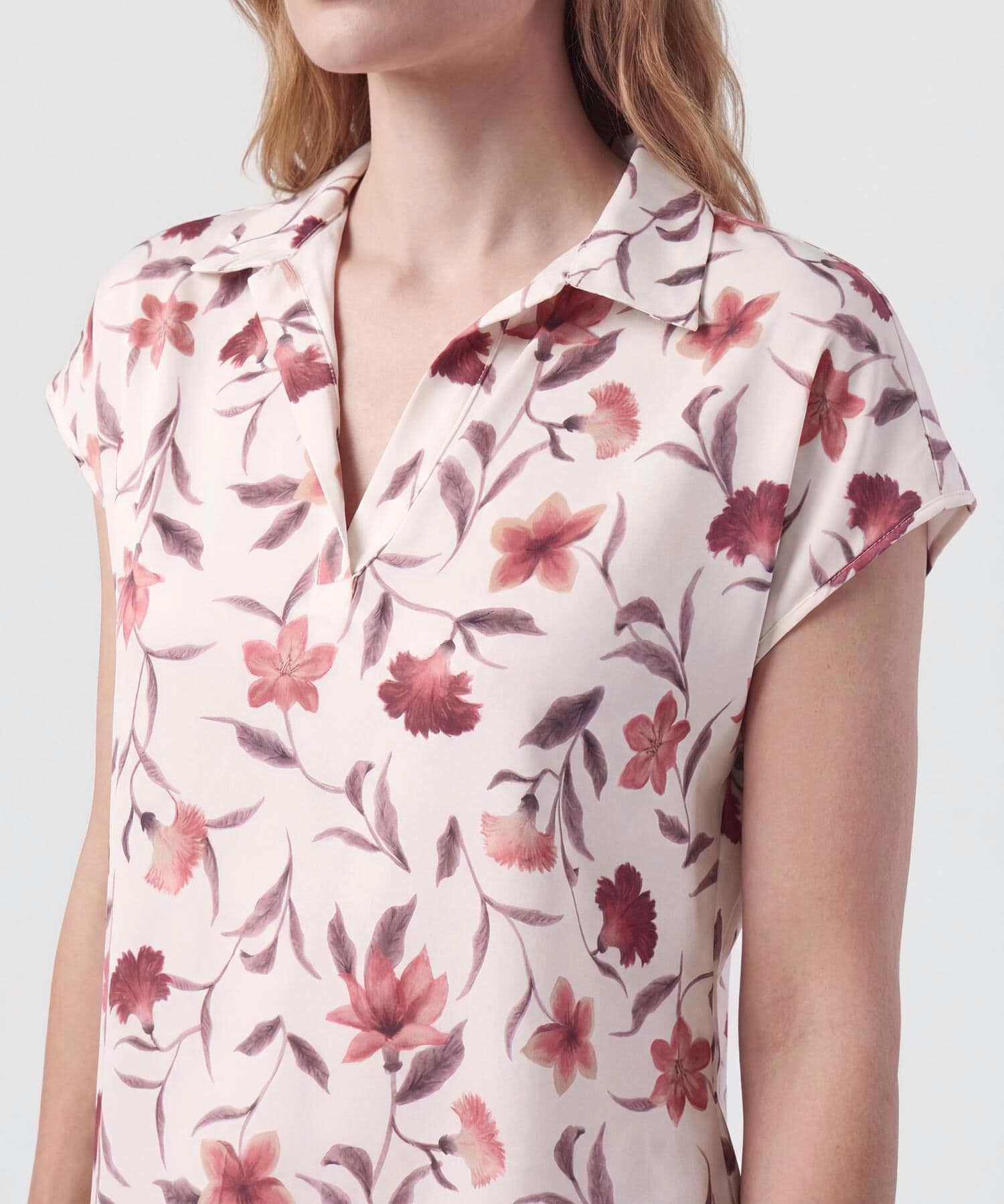 Blusa Lumbre Edición Lino blanco para mujer, vista 3