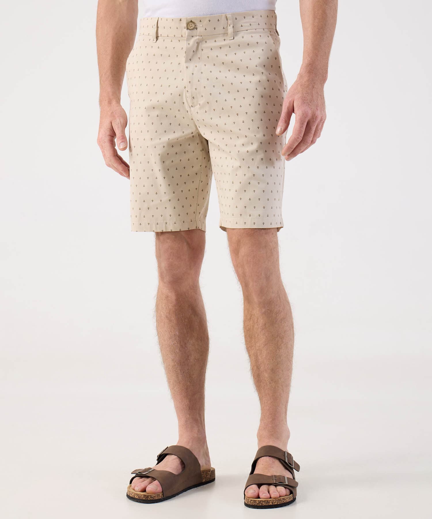 Bermuda Calima Edición Lino café para hombre, vista principal