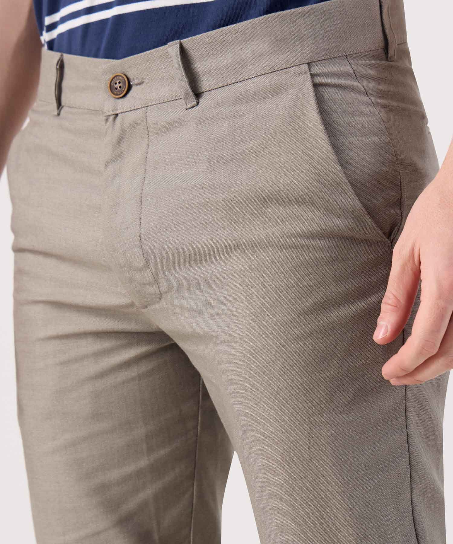 Pantalón Flora Fluido gris humo para hombre, vista 3