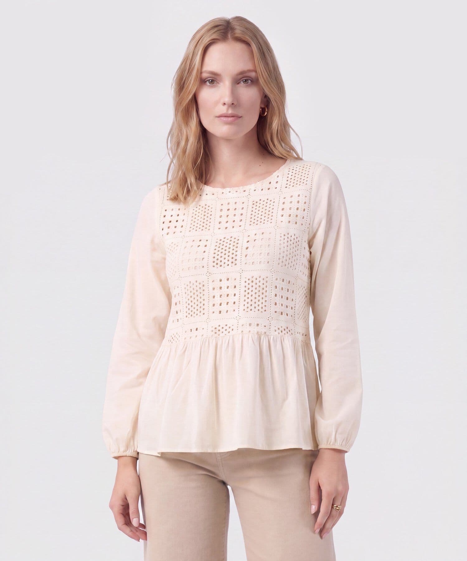Blusa Calima de Ciudad arena para mujer, vista principal