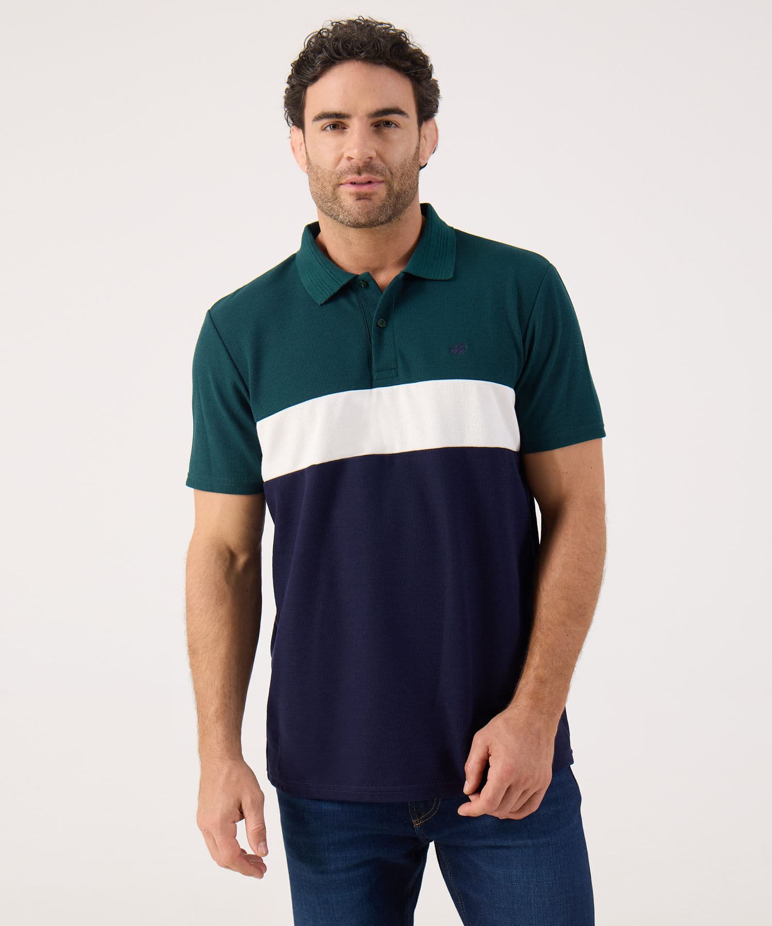 Polo Encanto Sastre verde oliva para hombre, vista principal