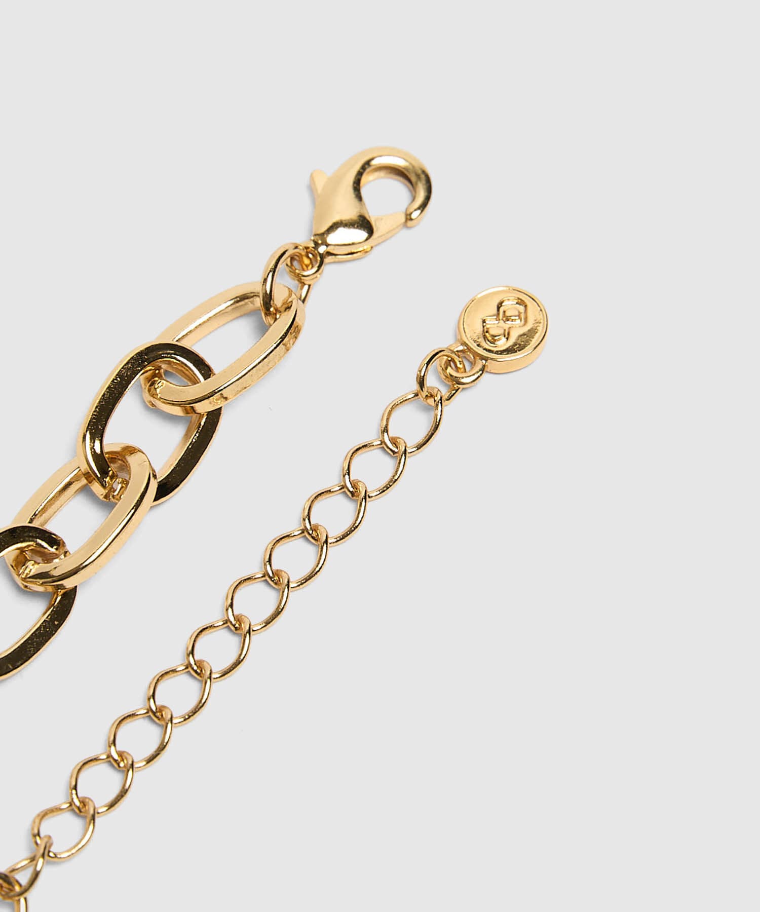 Pulsera Coral Contemporáneo dorado para mujer, vista 3