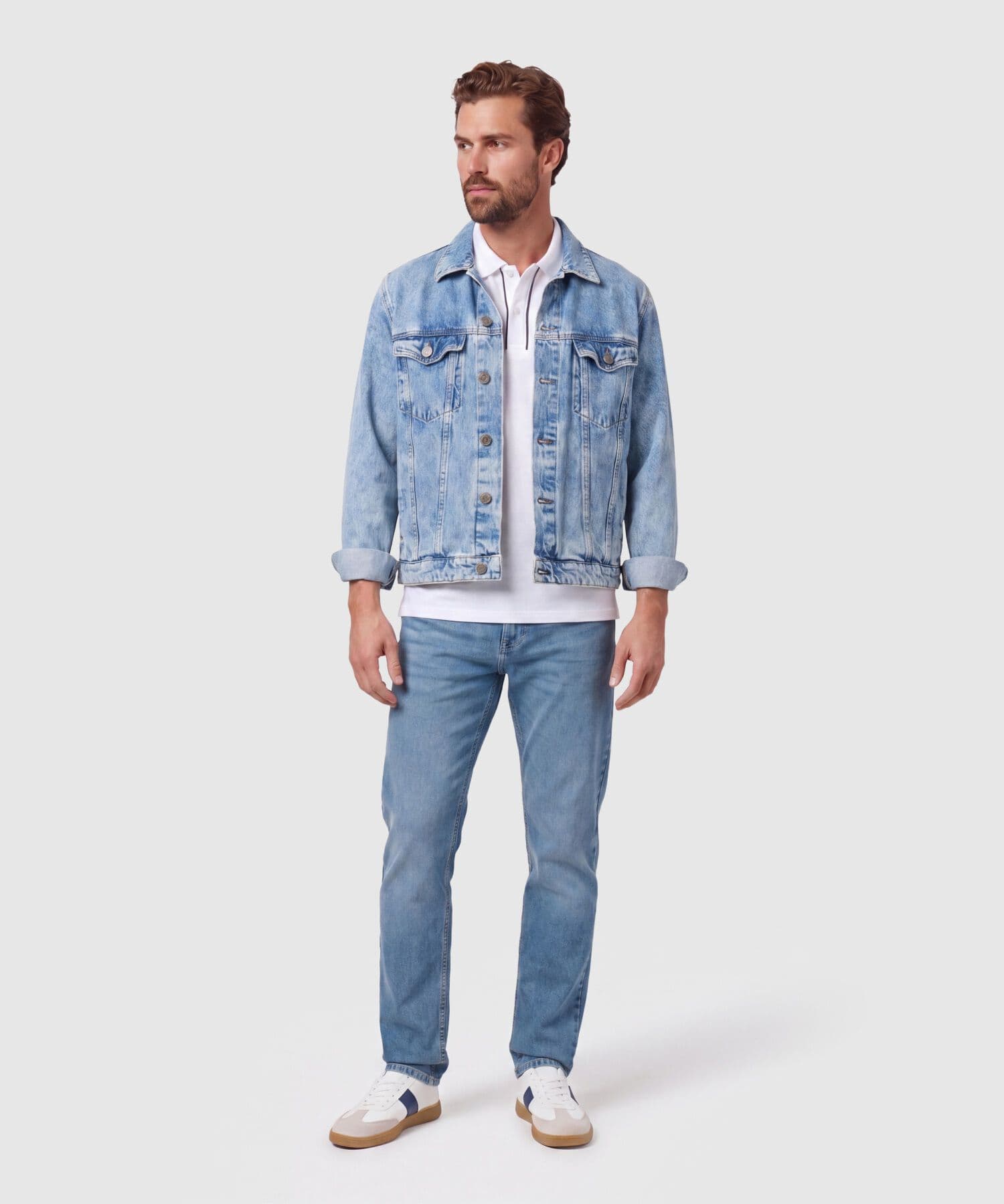 Jean Marfil Fluido azul marino para hombre, vista 2