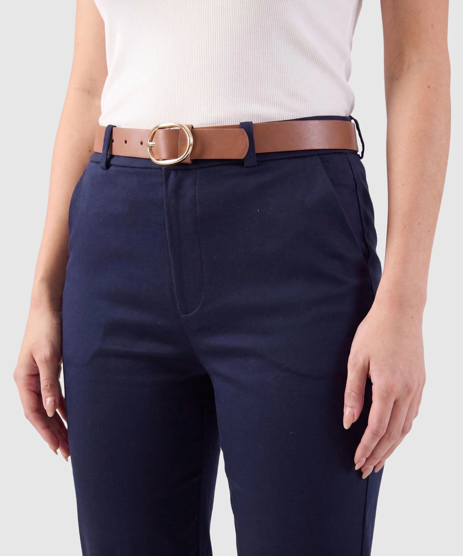 Pantalón Candelaria de Viaje azul marino para mujer, vista 3