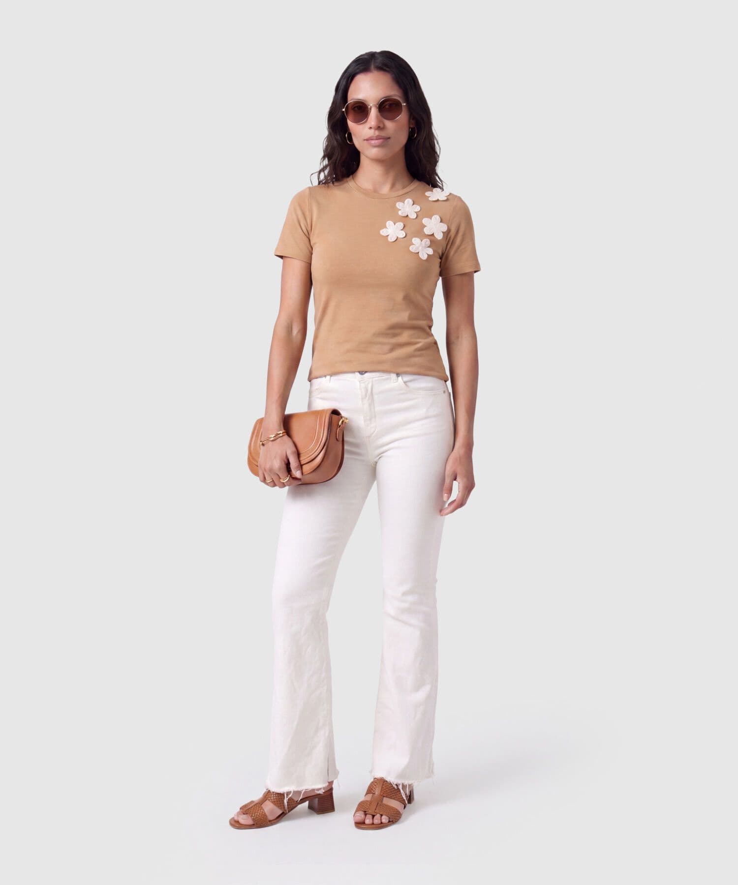 Camiseta Bahía Natural café para mujer, vista 2