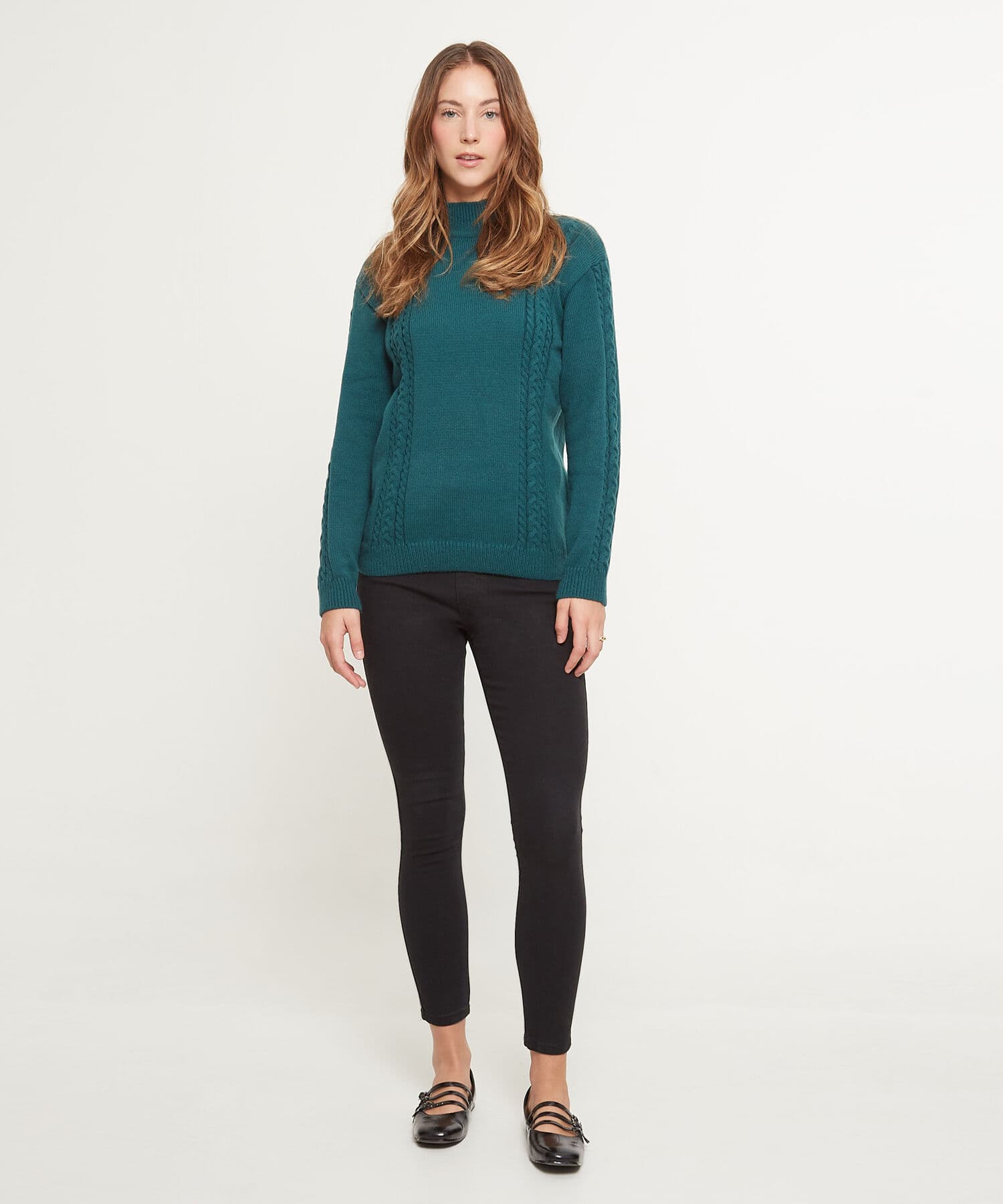 Camiseta Jacaranda Ligero negro para mujer, vista 2