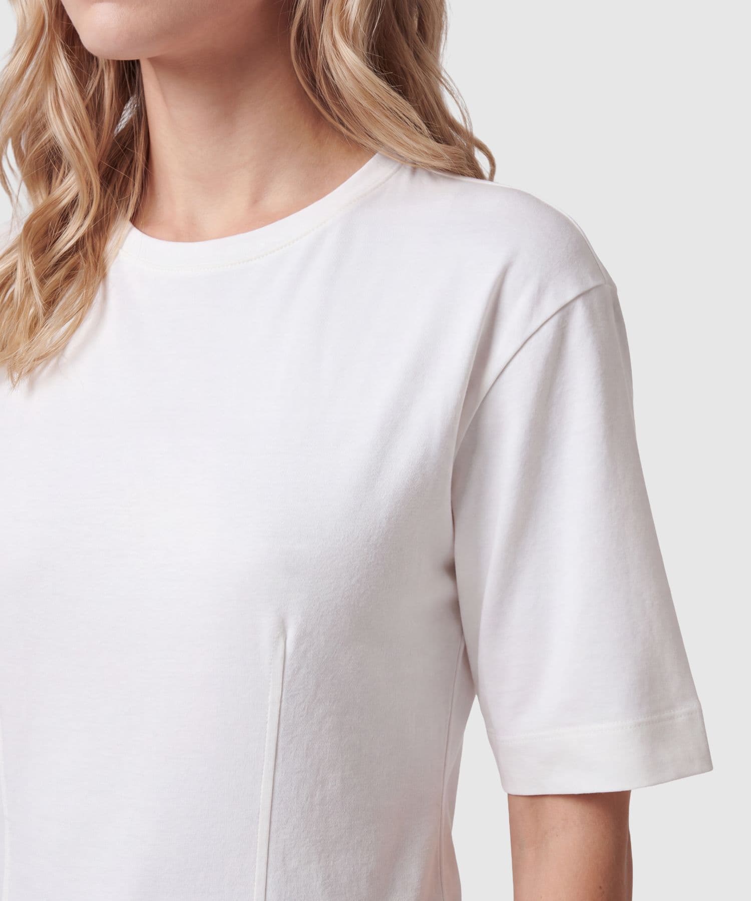 Camiseta Palma de Noche blanco para mujer, vista 3