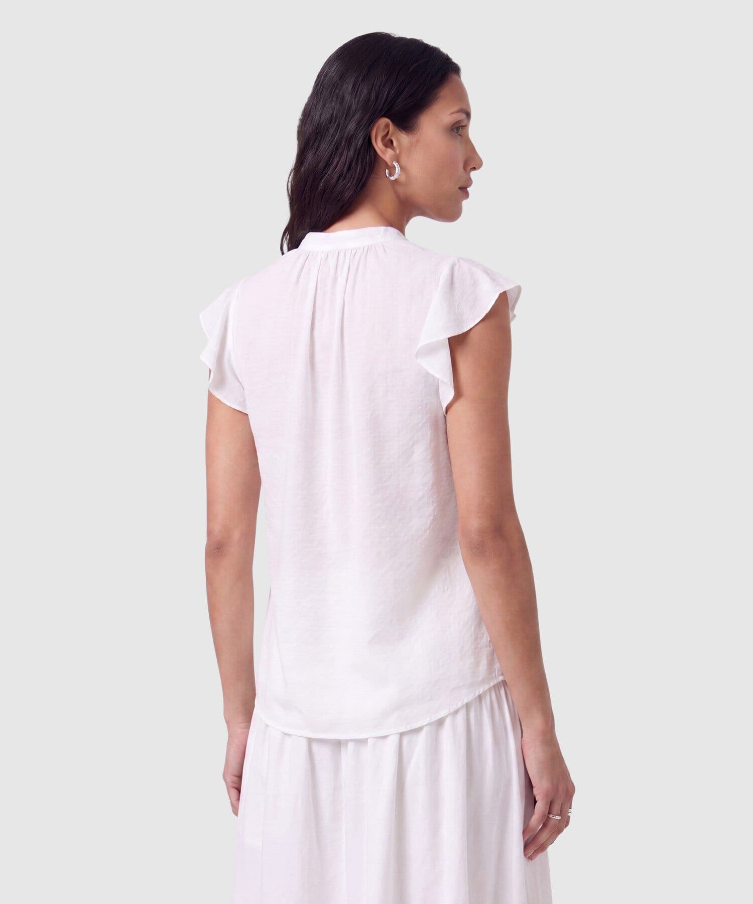 Blusa Elisa Suave blanco para mujer, vista 4