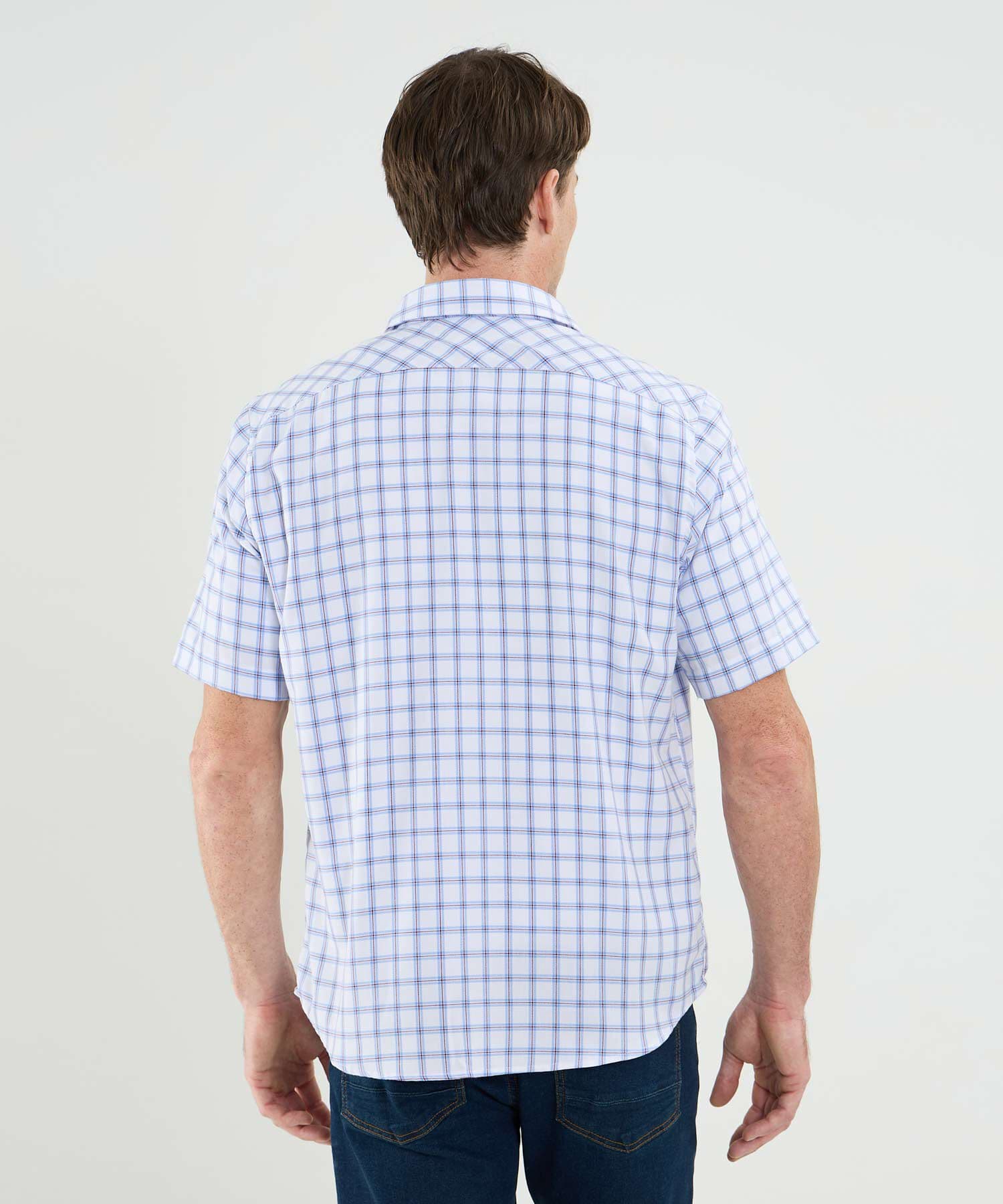 Camisa Brisa Contemporáneo blanco para hombre, vista 4
