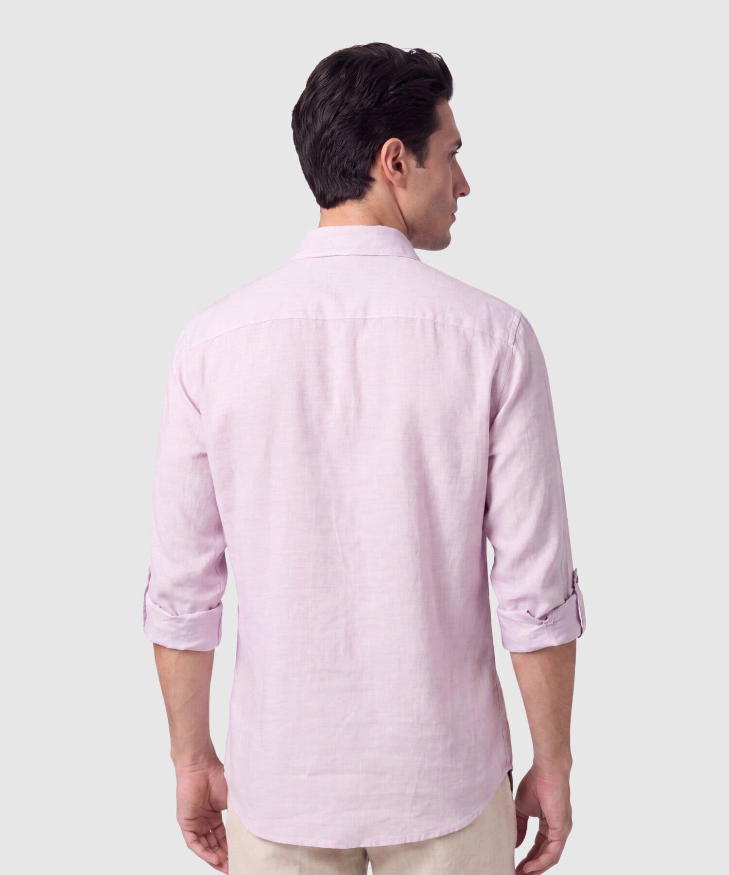 Camisa Coral Suave dorado para hombre, vista 4