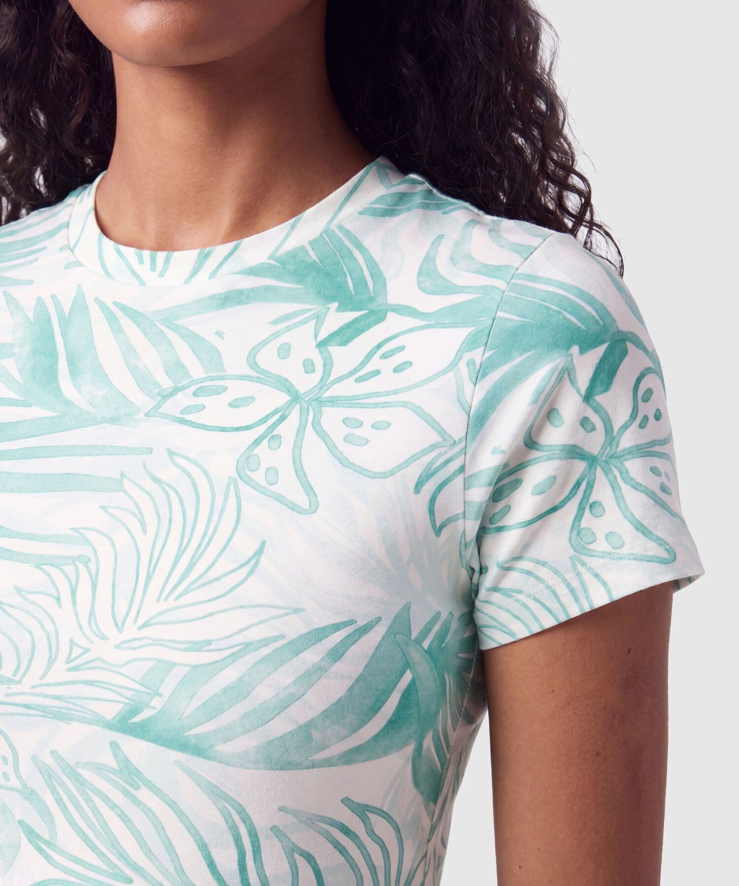 Camiseta Valle de Viaje azul marino para mujer, vista 3