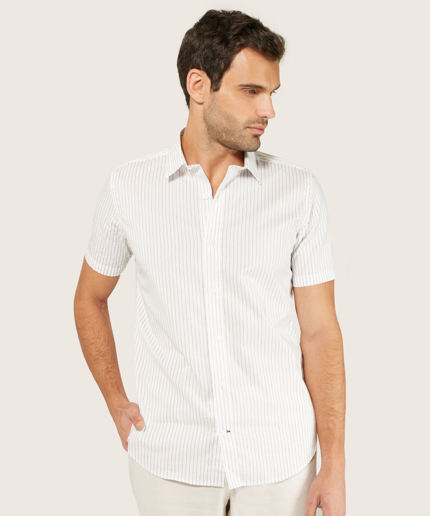 Camisa Candelaria Suave blanco para hombre, vista principal