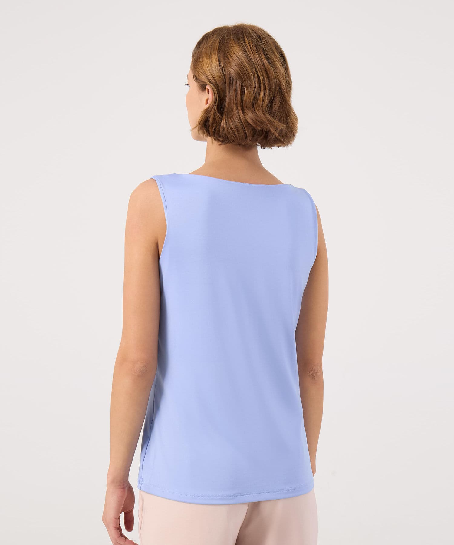 Camiseta Cauce Minimalista azul marino para mujer, vista 4