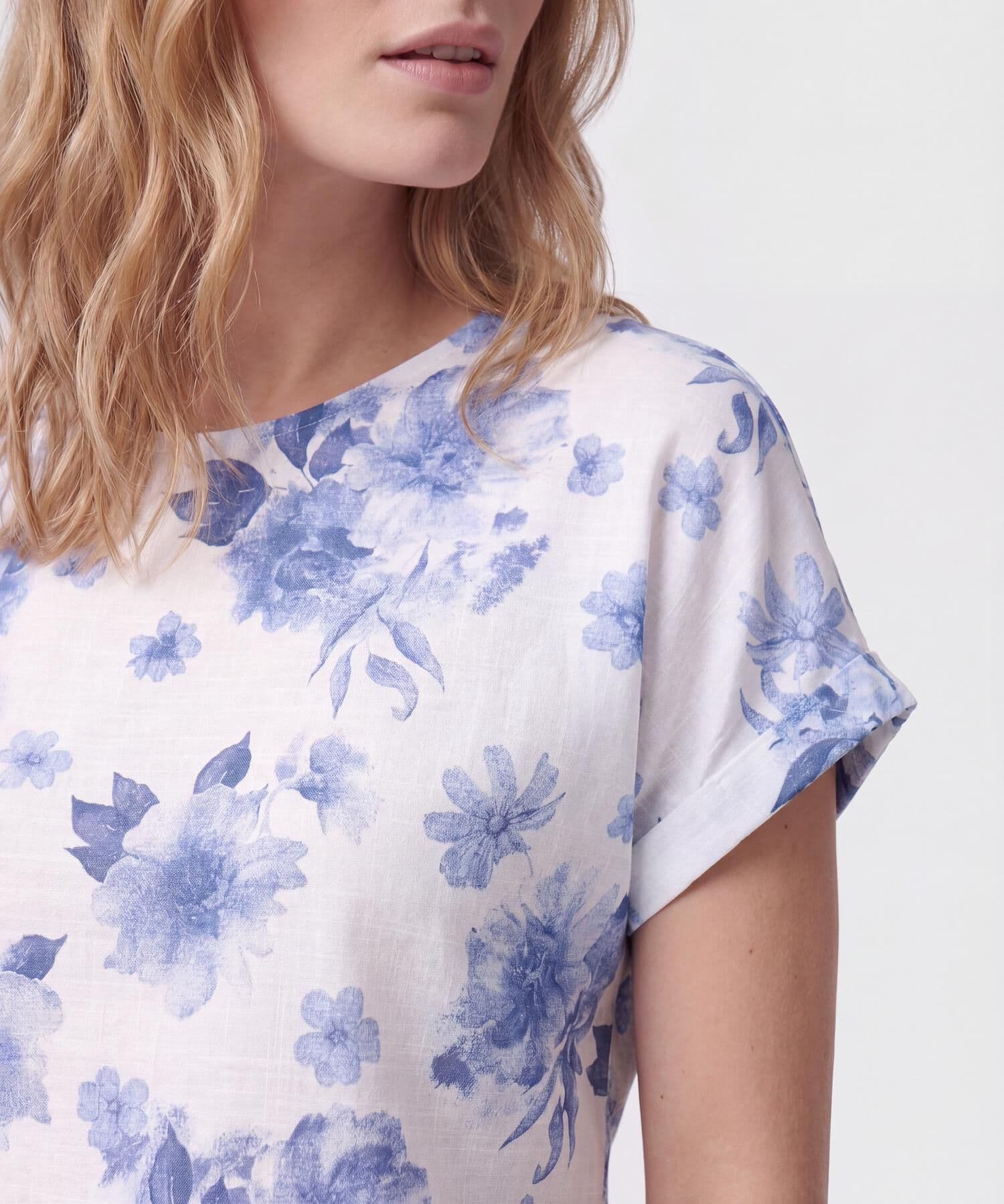 Blusa Elisa de Ciudad blanco para mujer, vista 3
