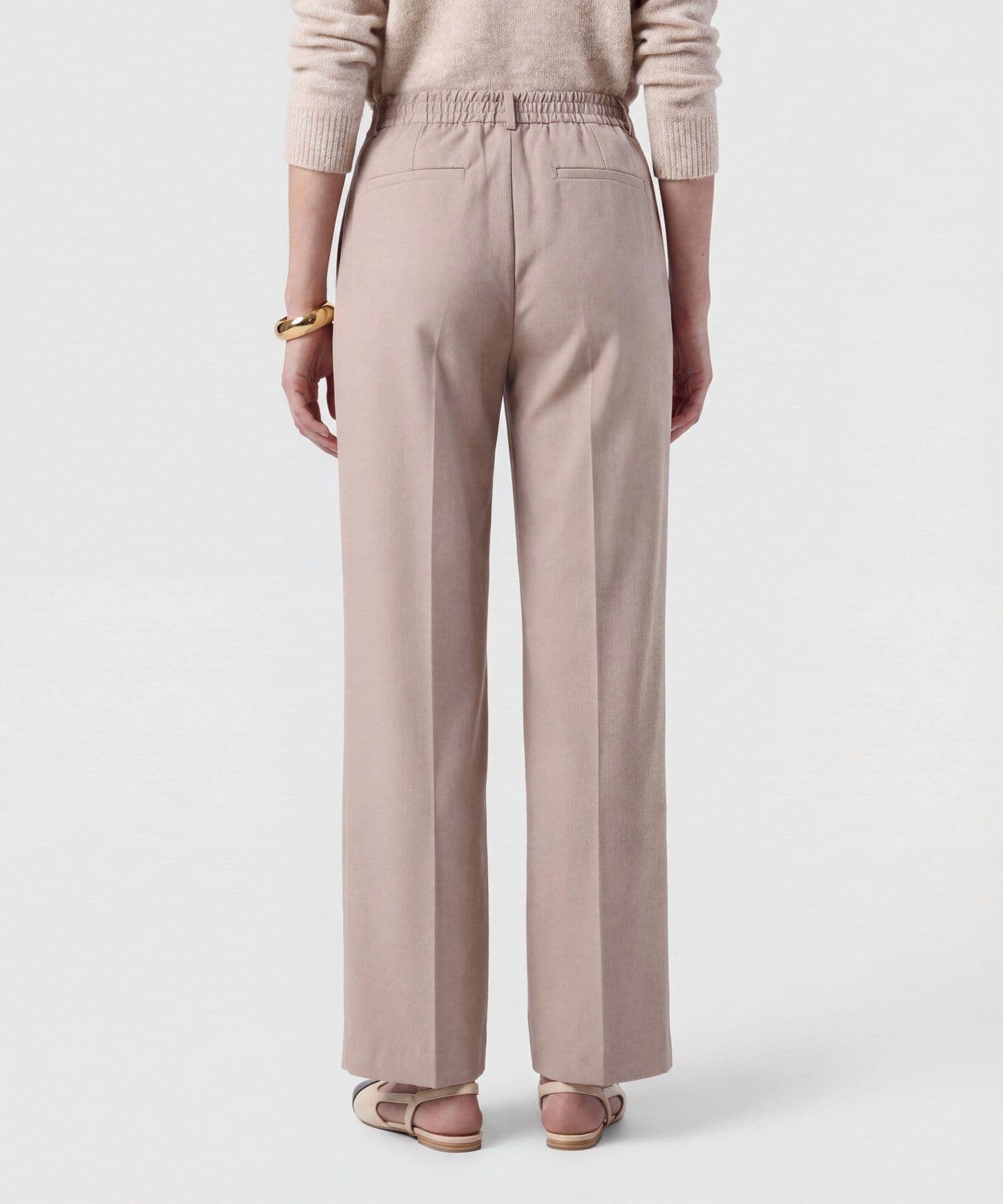 Pantalón Tierra de Noche arena para mujer, vista 4