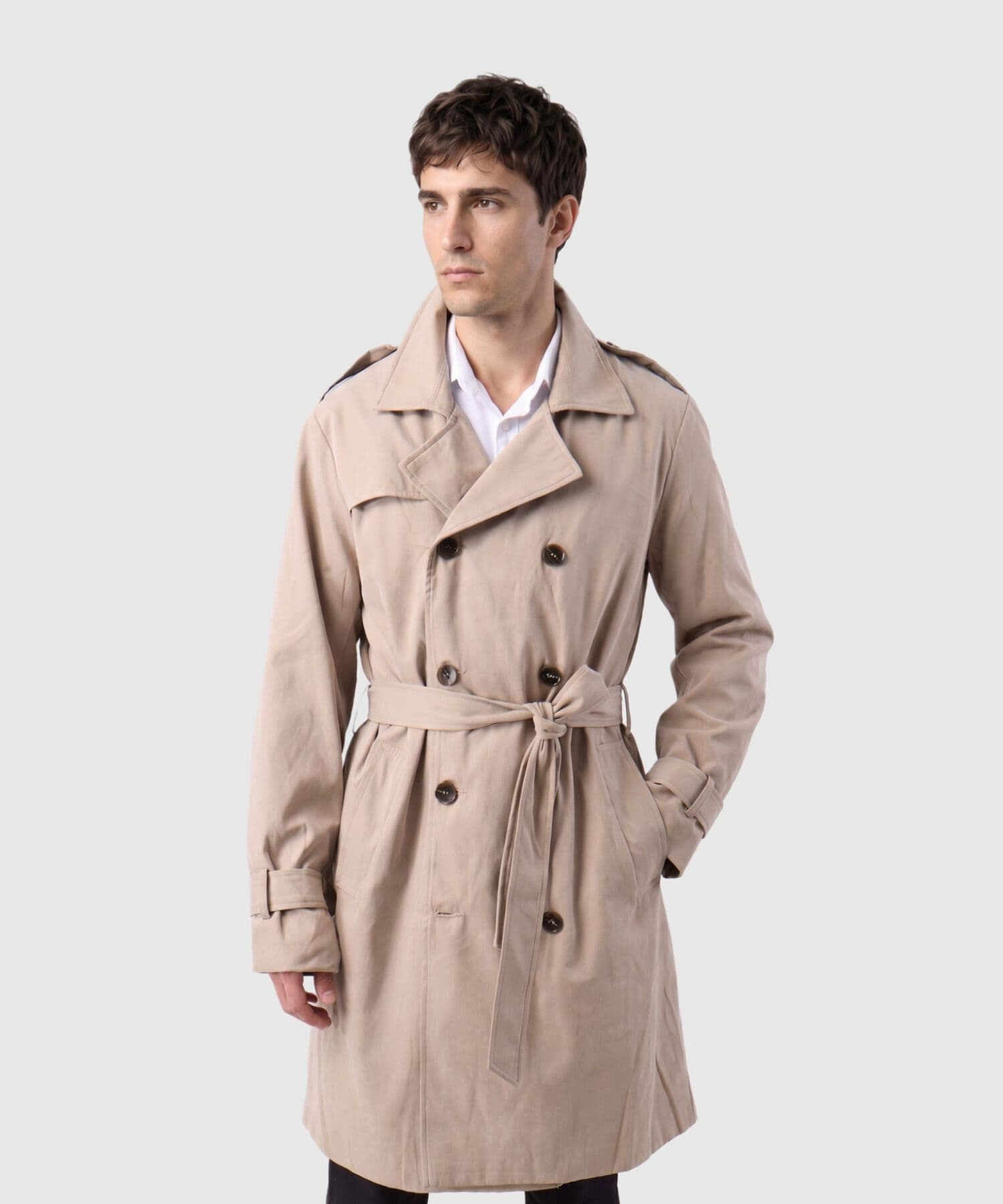Chaqueta Emilia Contemporáneo café para hombre, vista principal