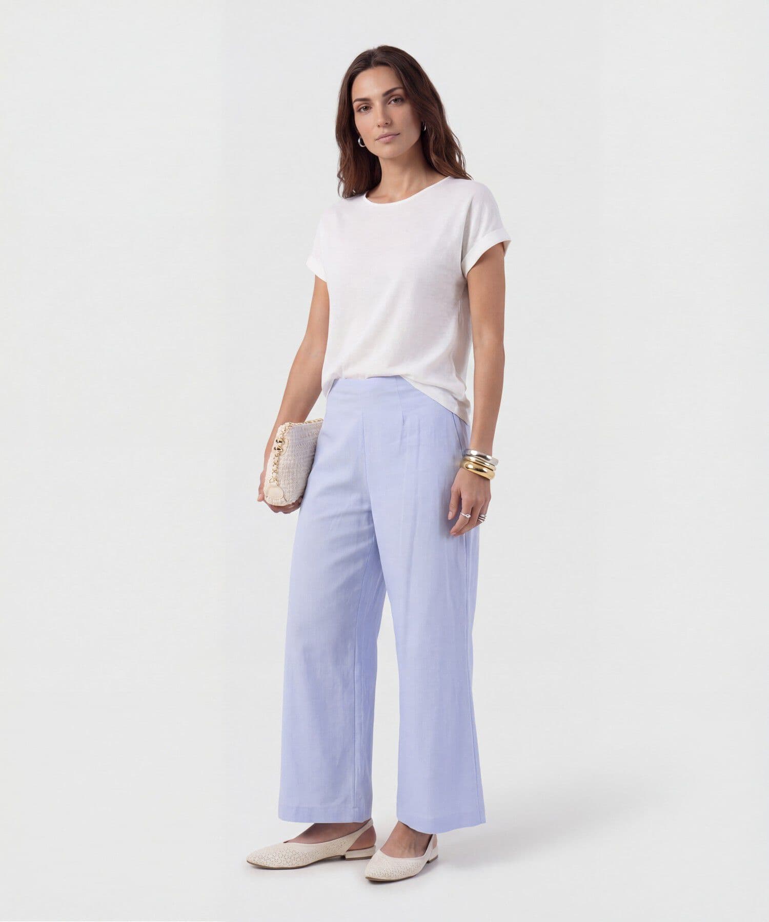 Blusa Marfil Natural blanco para mujer, vista 2