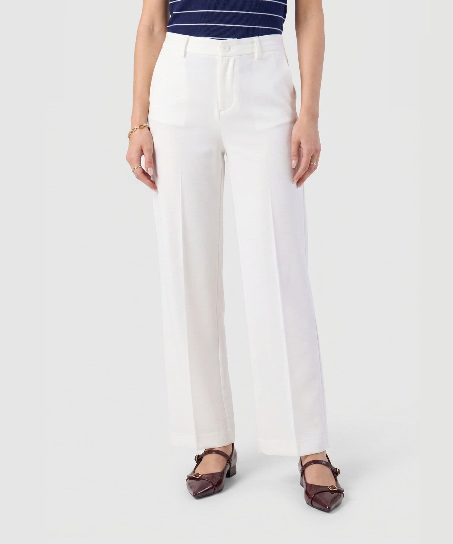 Botines Cobalto Edición Lino blanco para mujer, vista principal