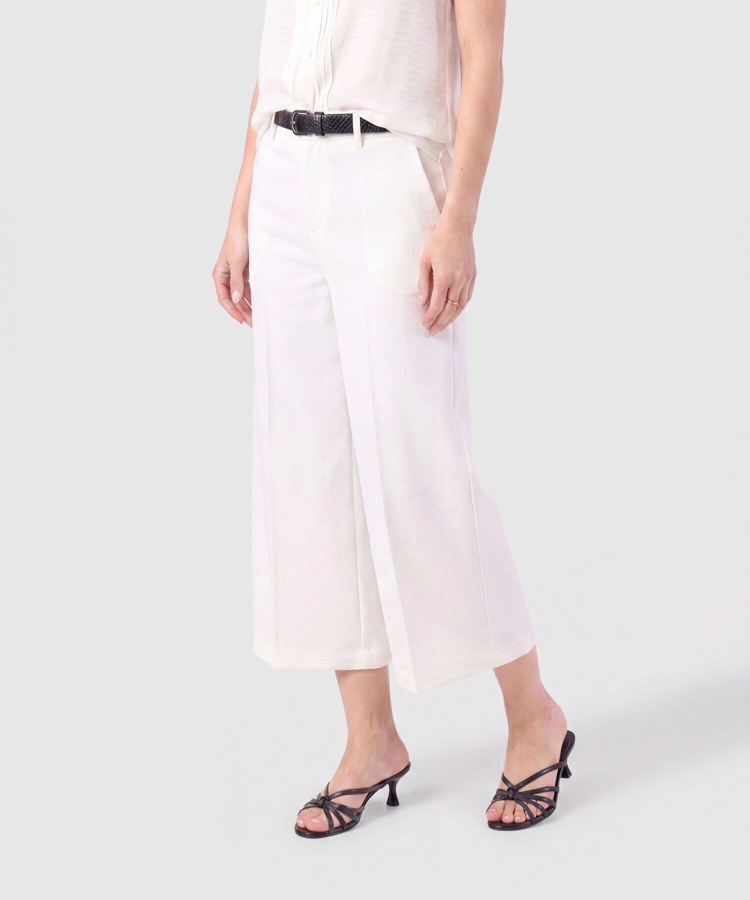 Pantalón Coral Minimalista blanco para mujer, vista principal