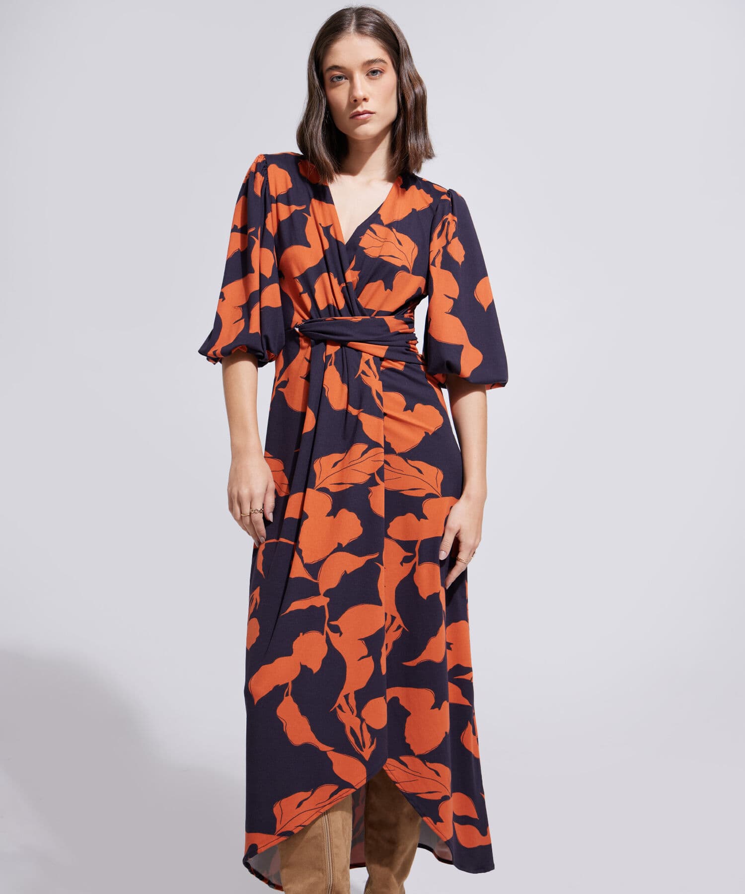 Vestido Guayacán de Día negro para mujer, vista 4