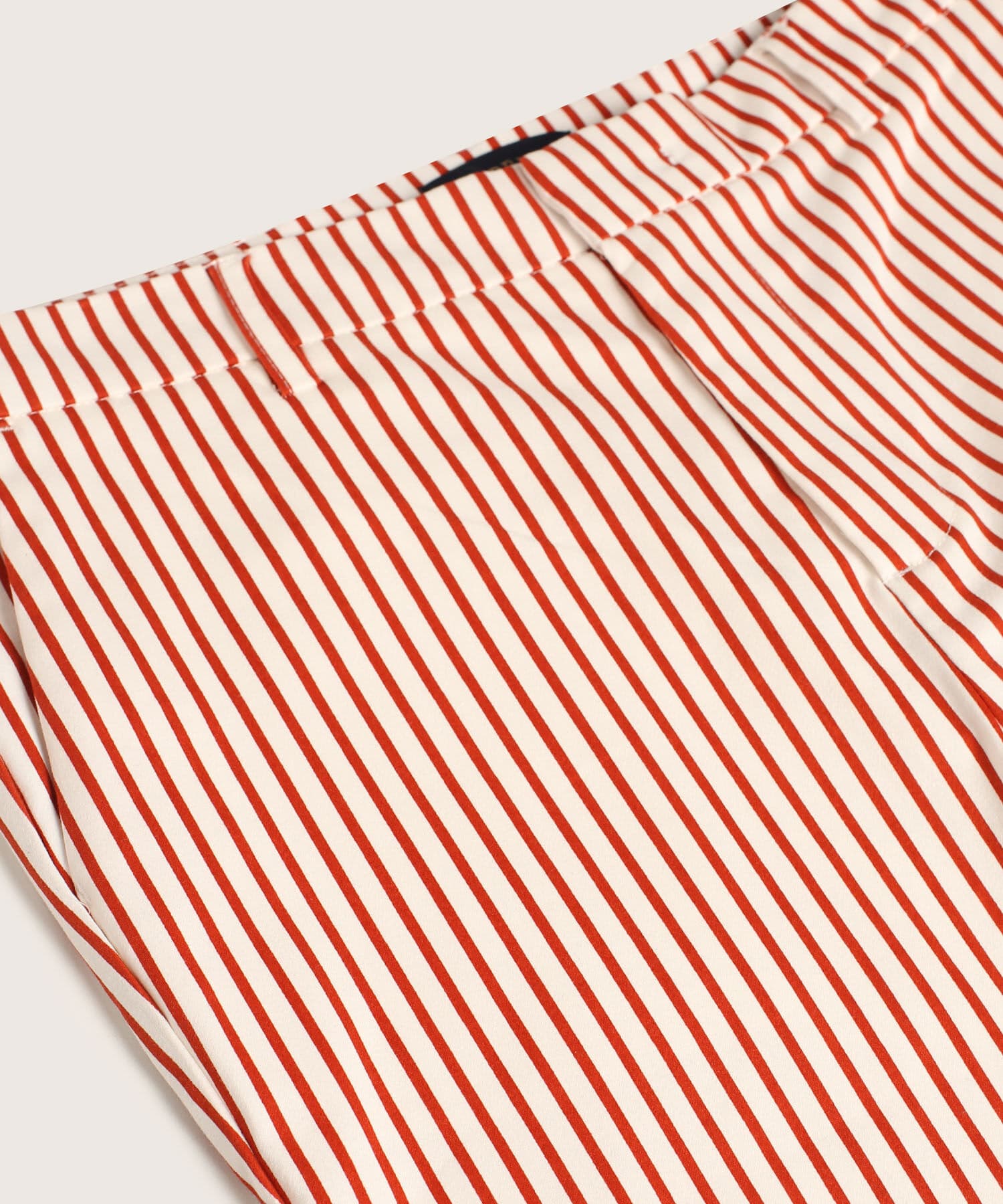 Pantalón Palma Edición Lino rojo granada para mujer, vista 2