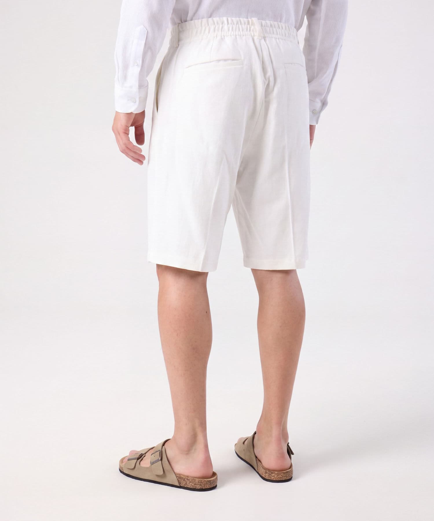 Bermuda Litoral Esencial blanco para hombre, vista 4