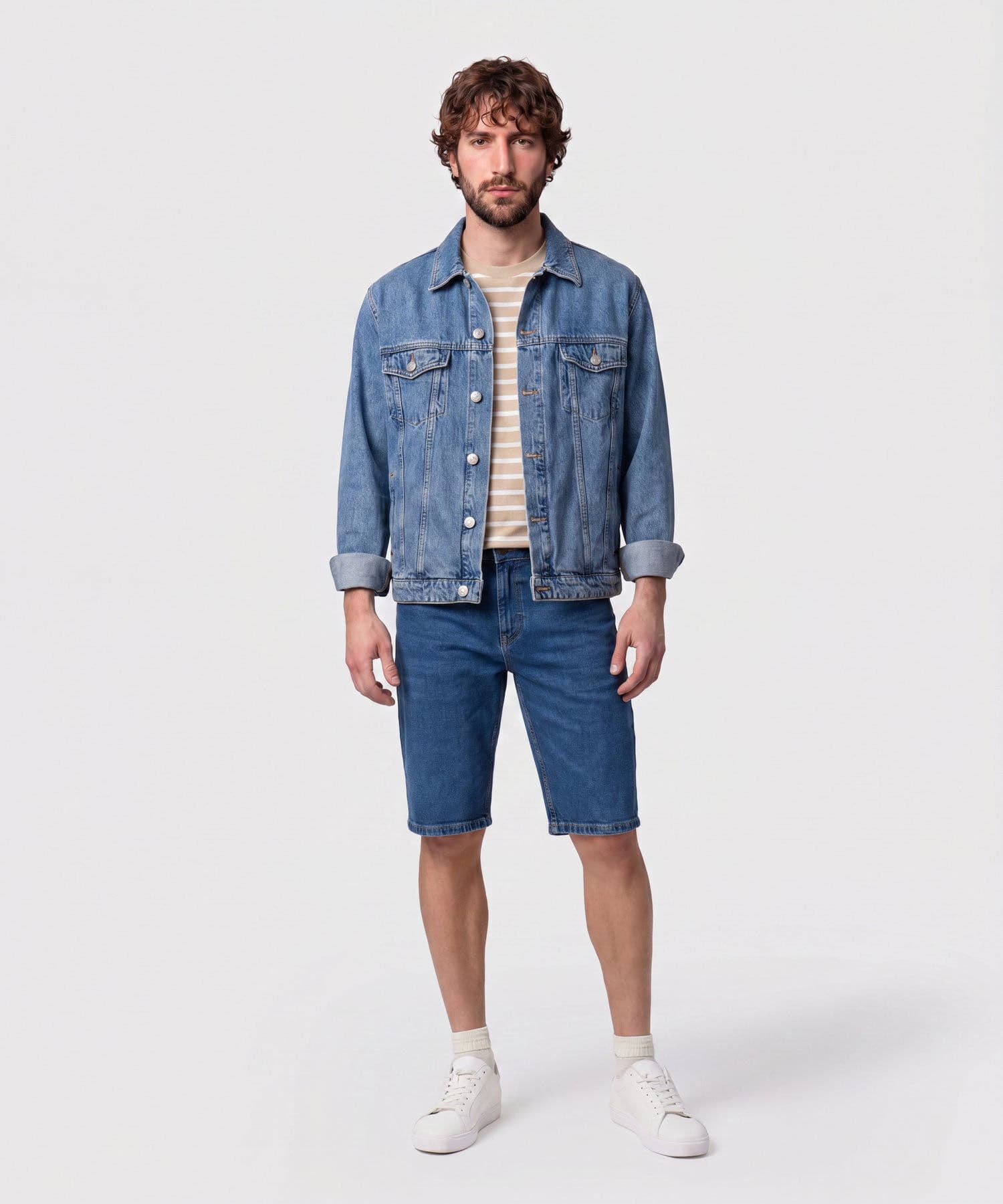 Chaqueta Litoral Contemporáneo azul marino para hombre, vista 2