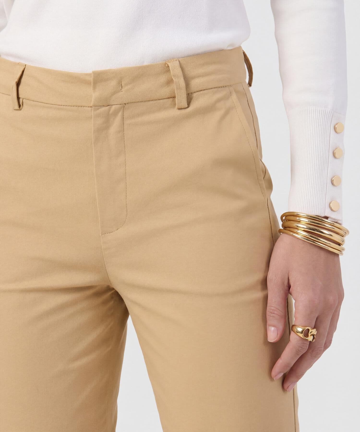 Pantalón Isadora Relajado café para mujer, vista 3