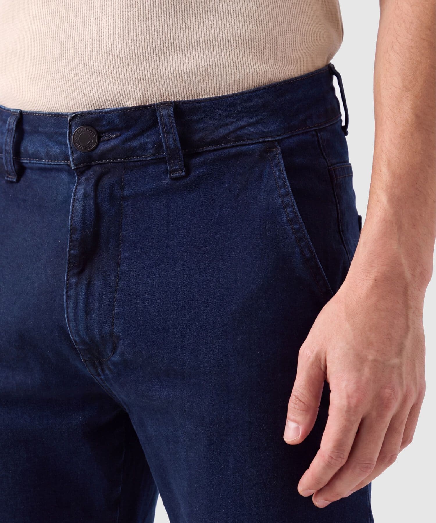 Jean Dalia Minimalista azul marino para hombre, vista 3