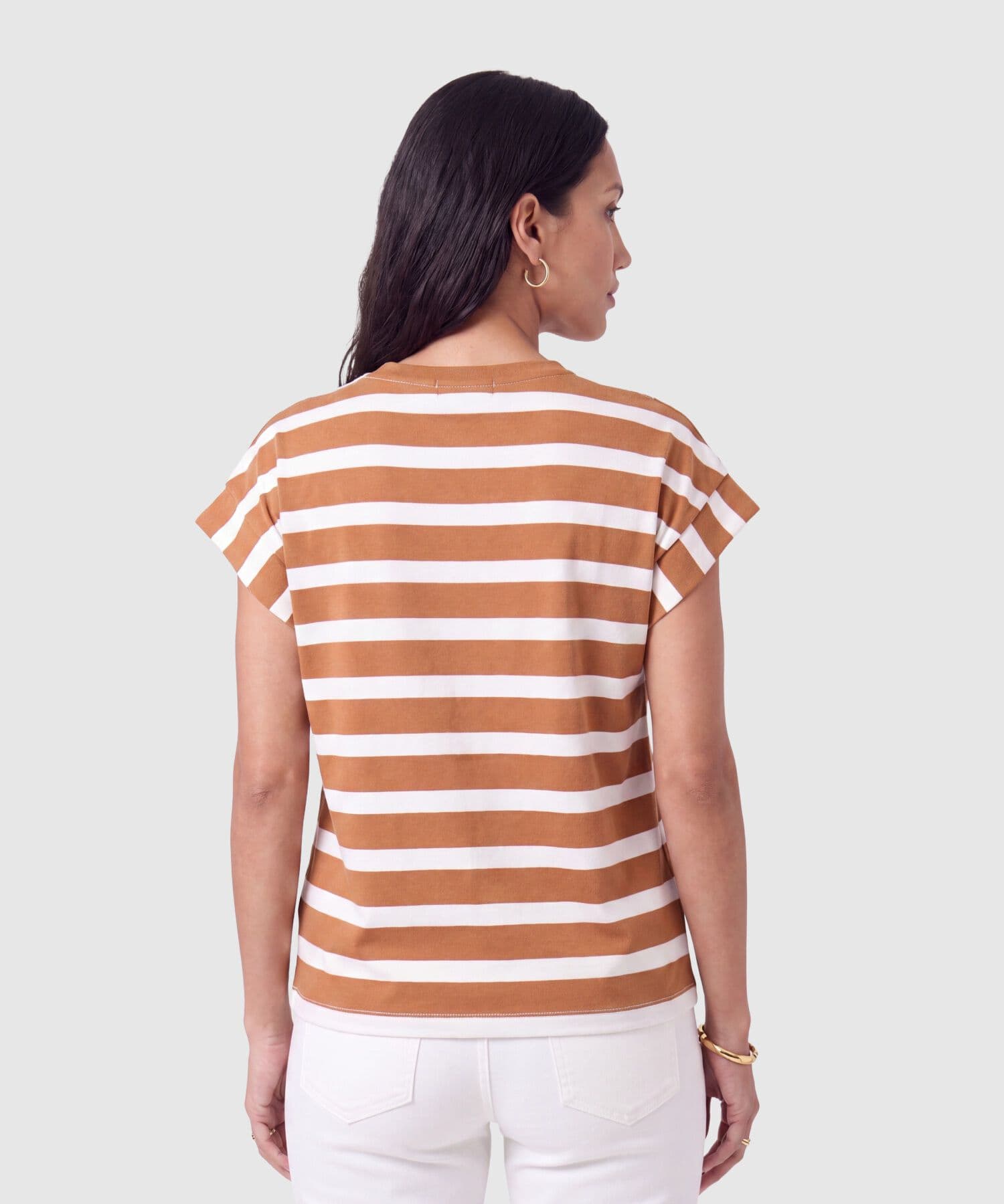 Camiseta Río de Día café para mujer, vista 4