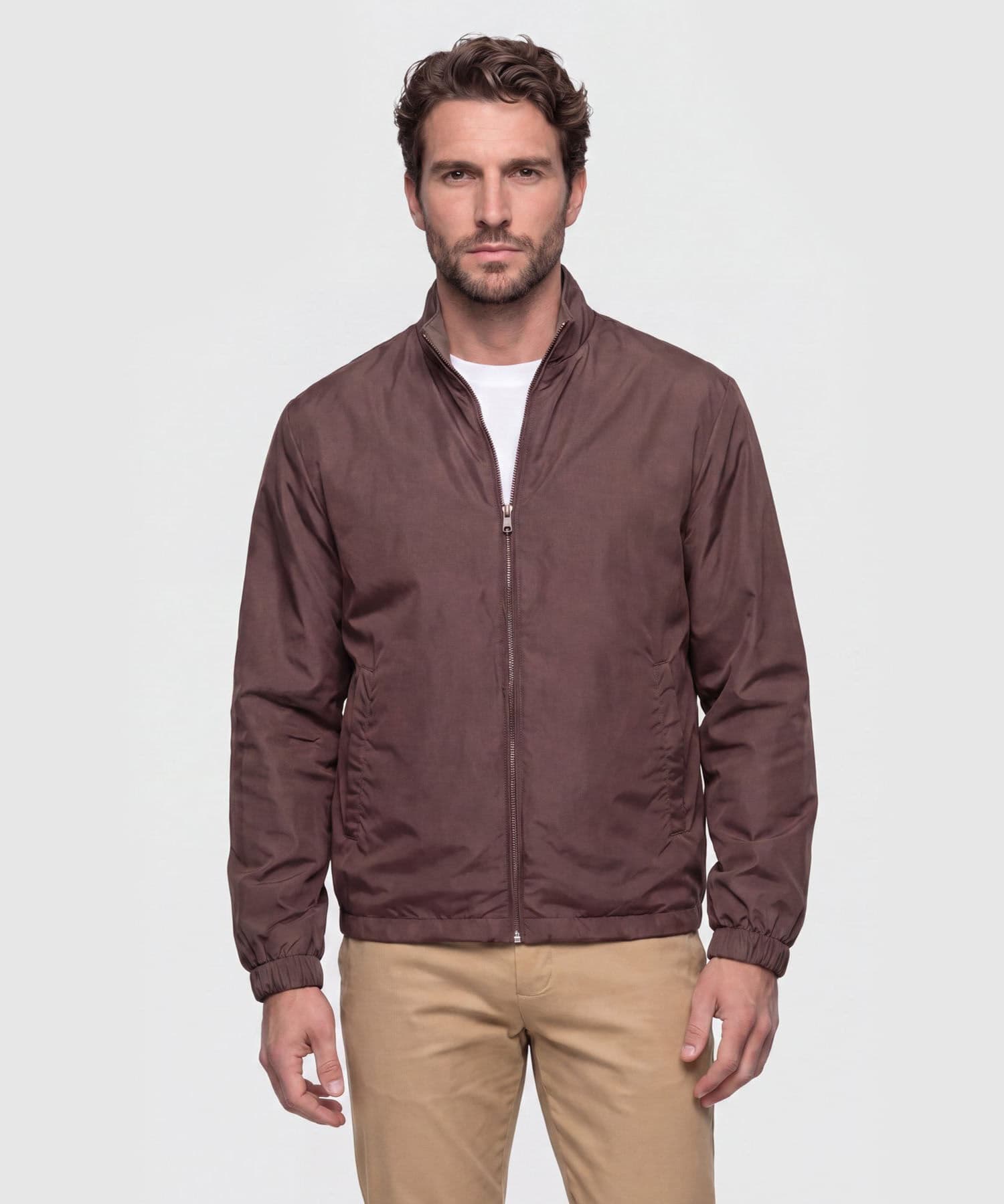 Chaqueta Palma Urbano café para hombre, vista principal