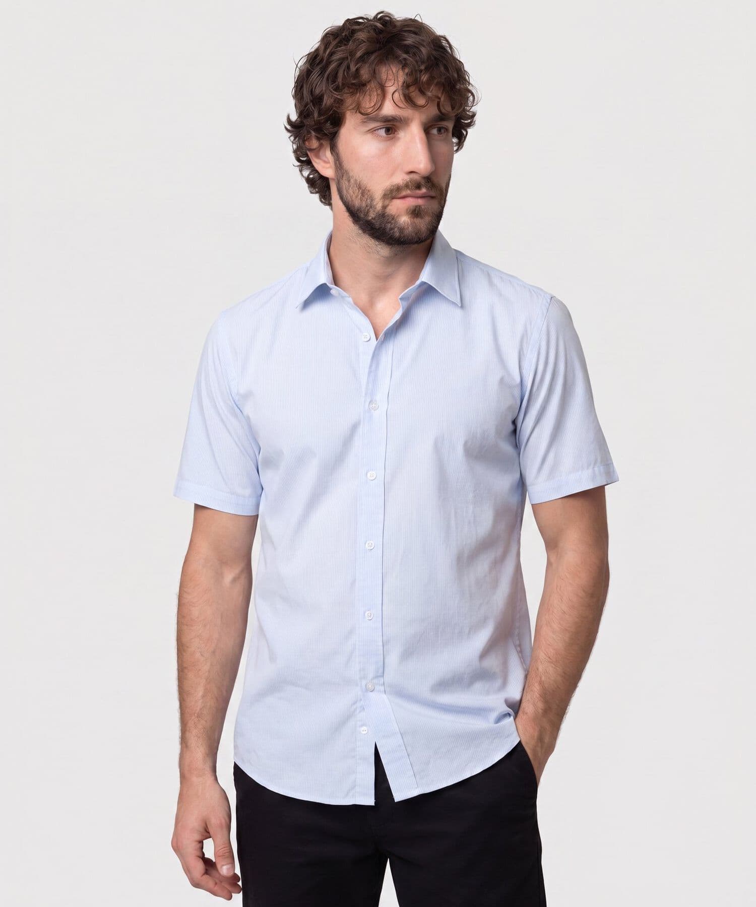Camisa Sierra Urbano azul marino para hombre, vista principal