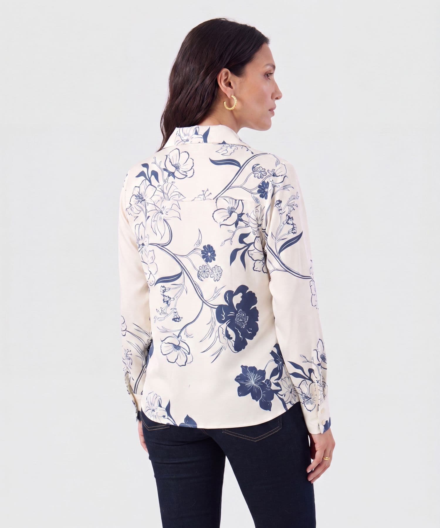 Camisa Candelaria de Día lila para mujer, vista 4