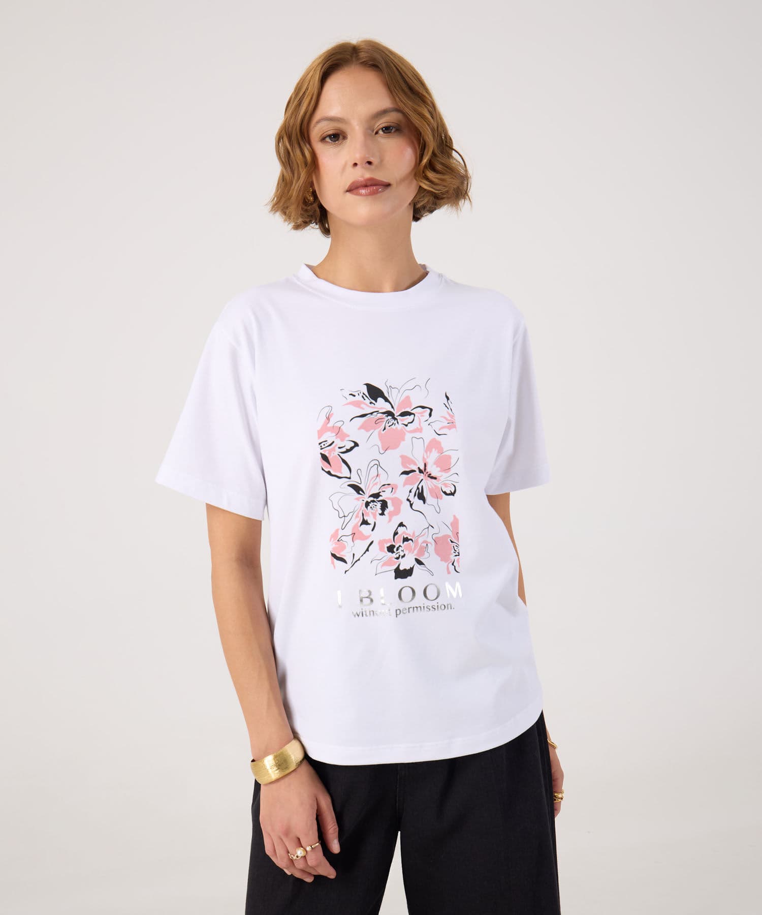 Camiseta Azahar Esencial blanco para mujer, vista principal