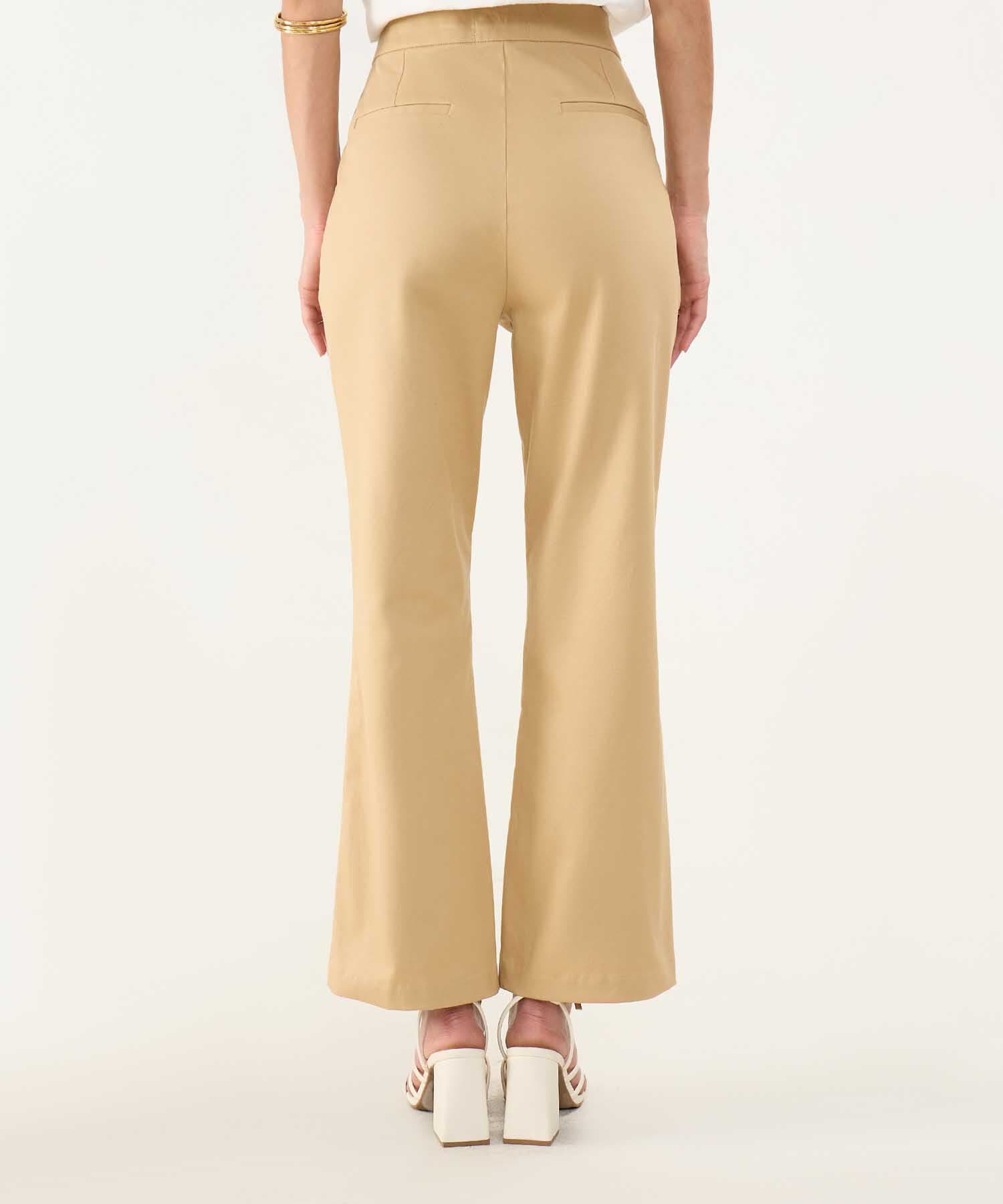 Pantalón Dorada Fluido café para mujer, vista 4