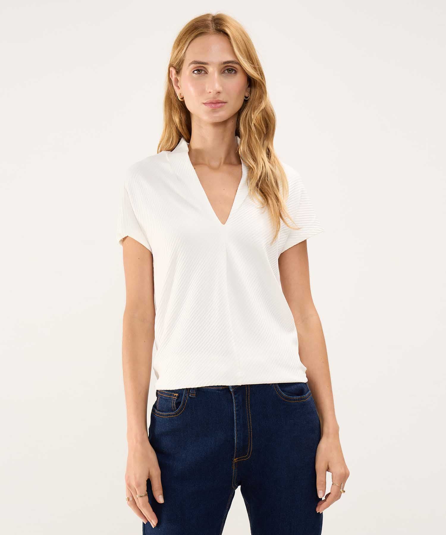 Blusa Granada Fluido mostaza para mujer, vista principal