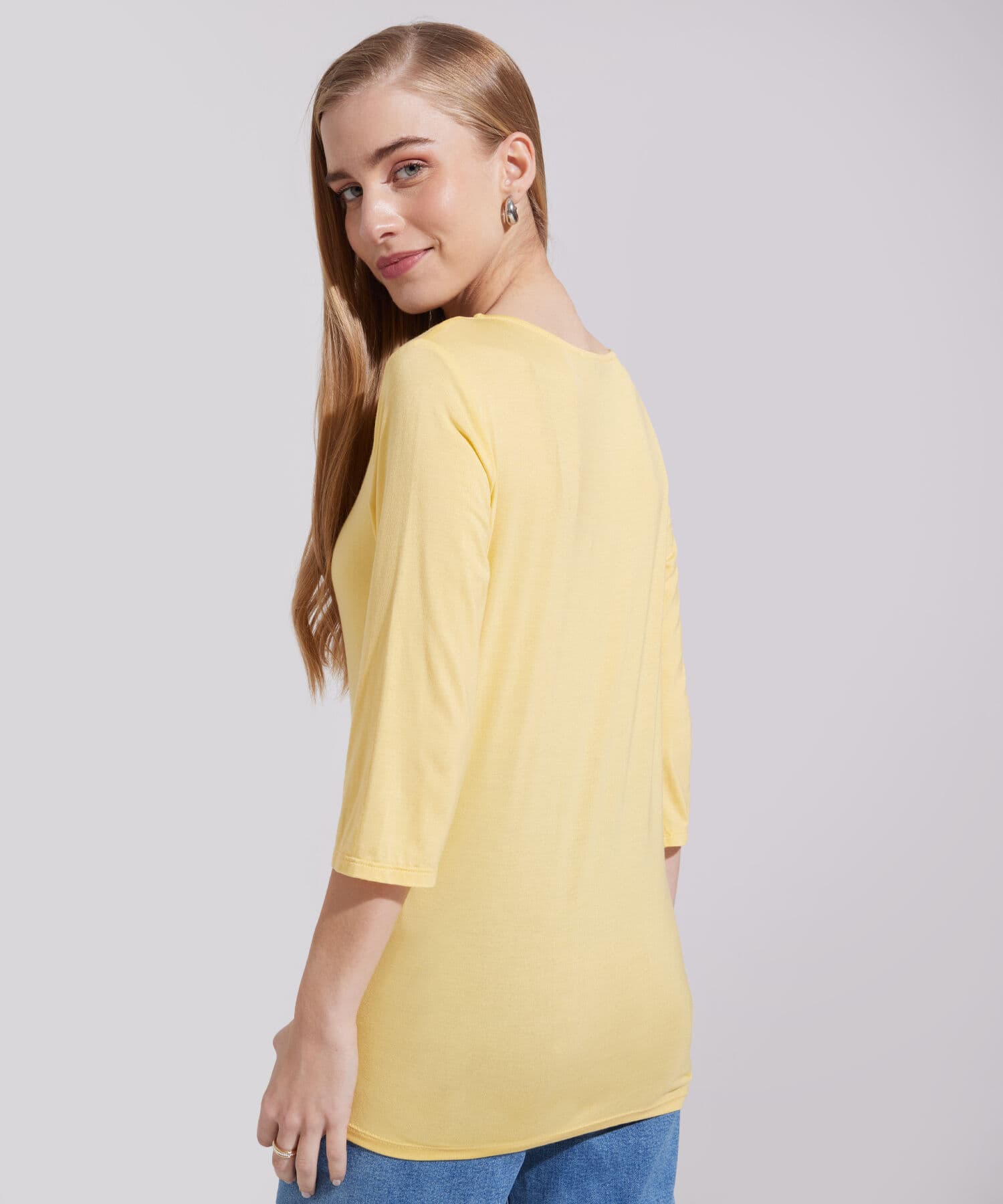 Camiseta Jacaranda de Noche naranja para mujer, vista 4