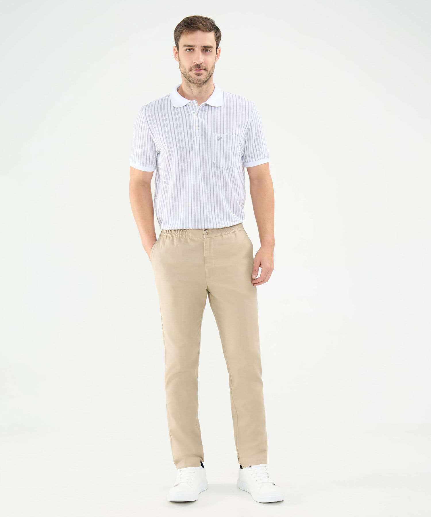 Pantalón Orquídea Natural arena para hombre, vista 2