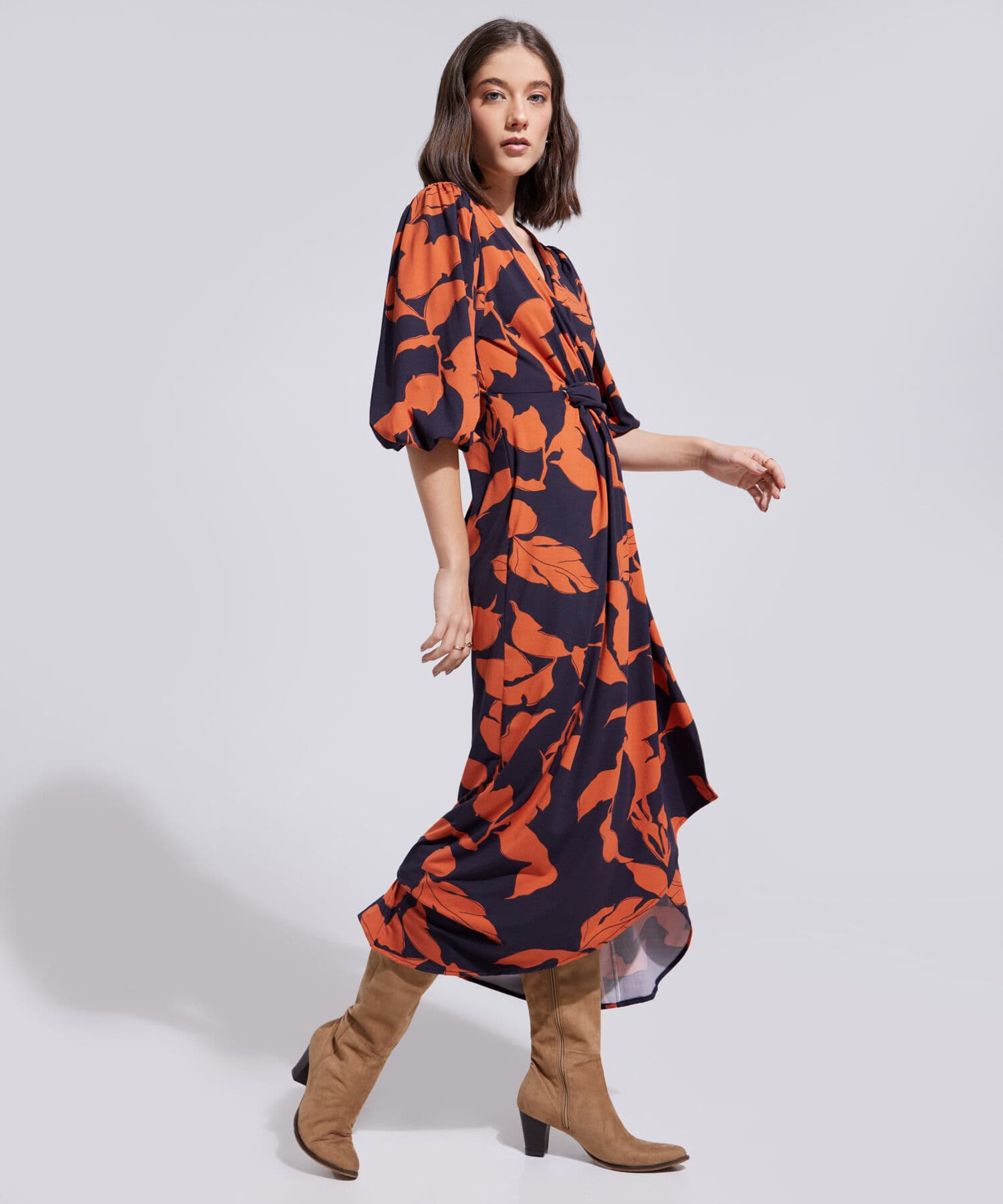 Vestido Guayacán de Día negro para mujer, vista 2