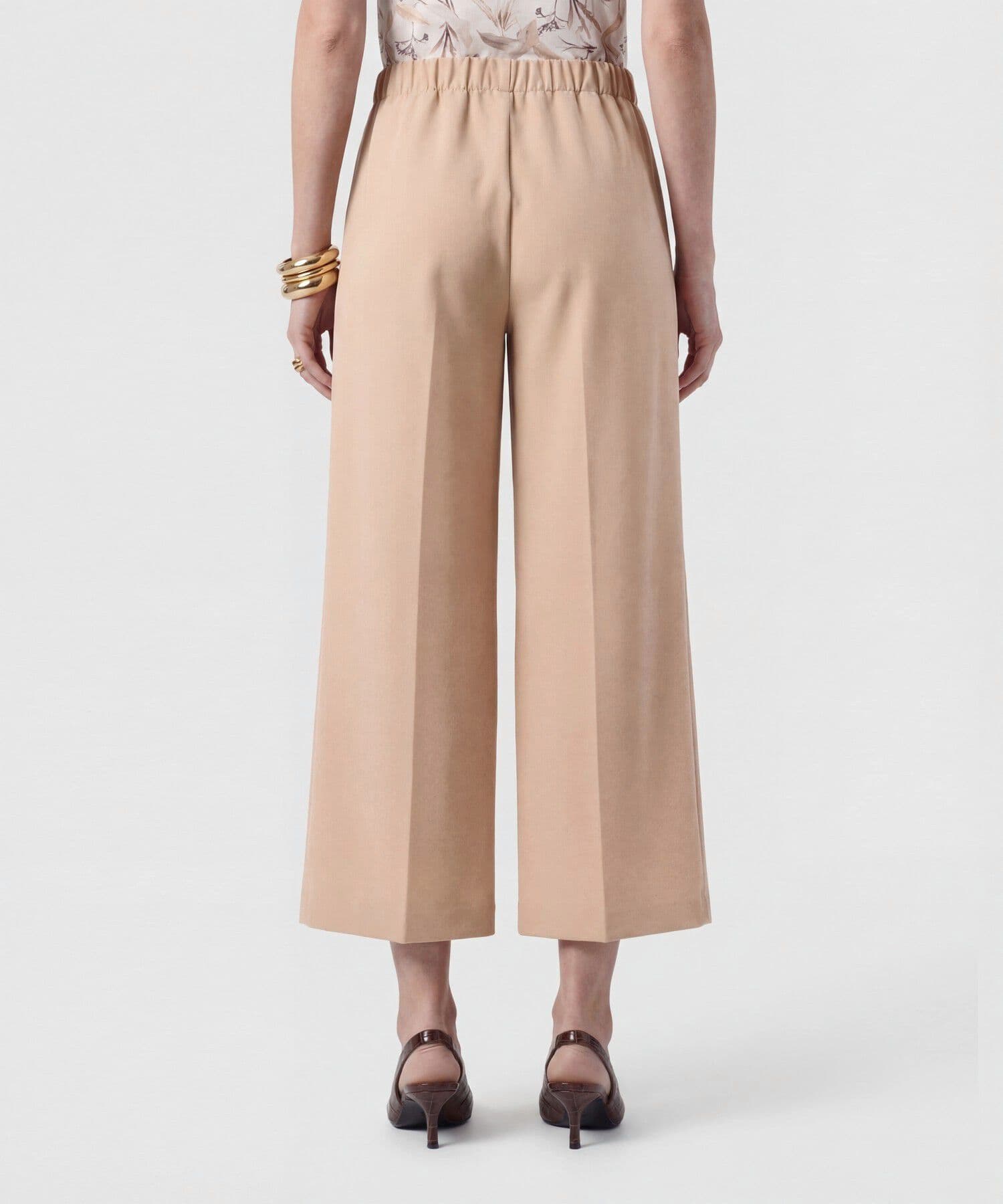 Pantalón Serena Contemporáneo café para mujer, vista 4