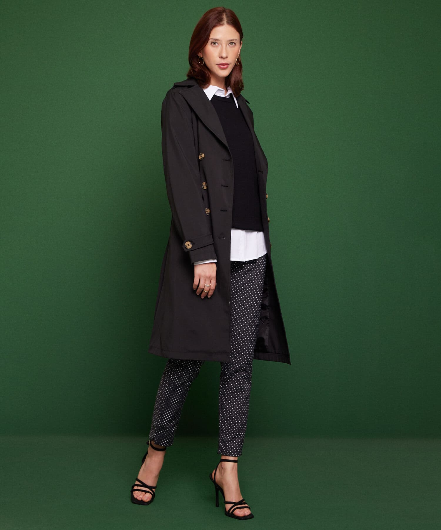Pantalón Azahar Ligero negro para mujer, vista 2