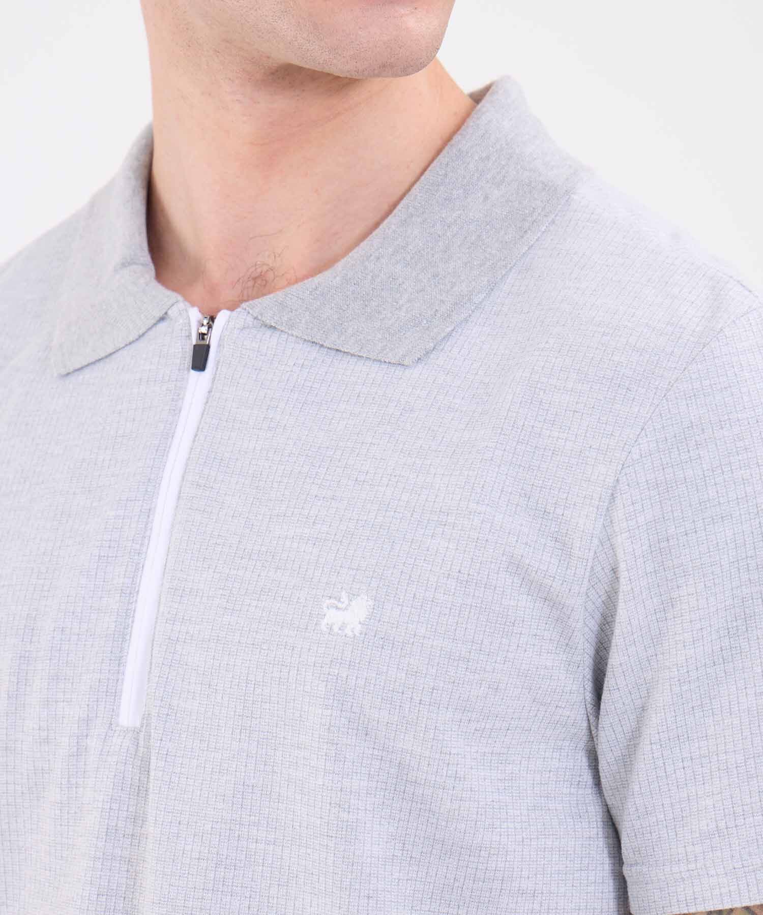 Polo Valentina Clásico gris humo para hombre, vista 3