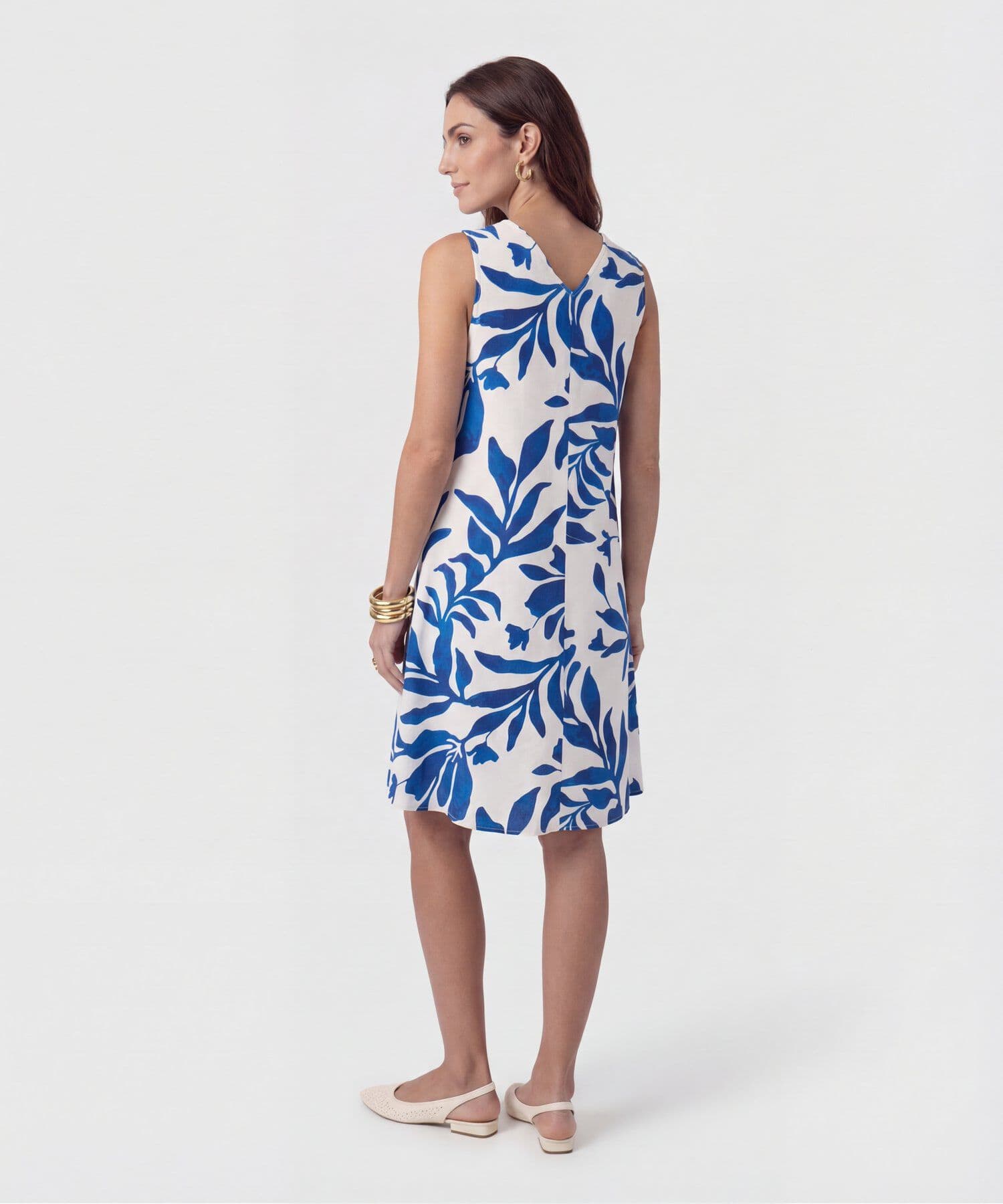 Vestido Orquídea de Viaje blanco para mujer, vista 4
