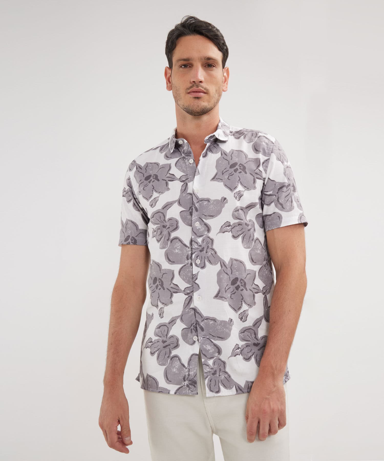 Camisa Palma Ligero negro para hombre, vista principal