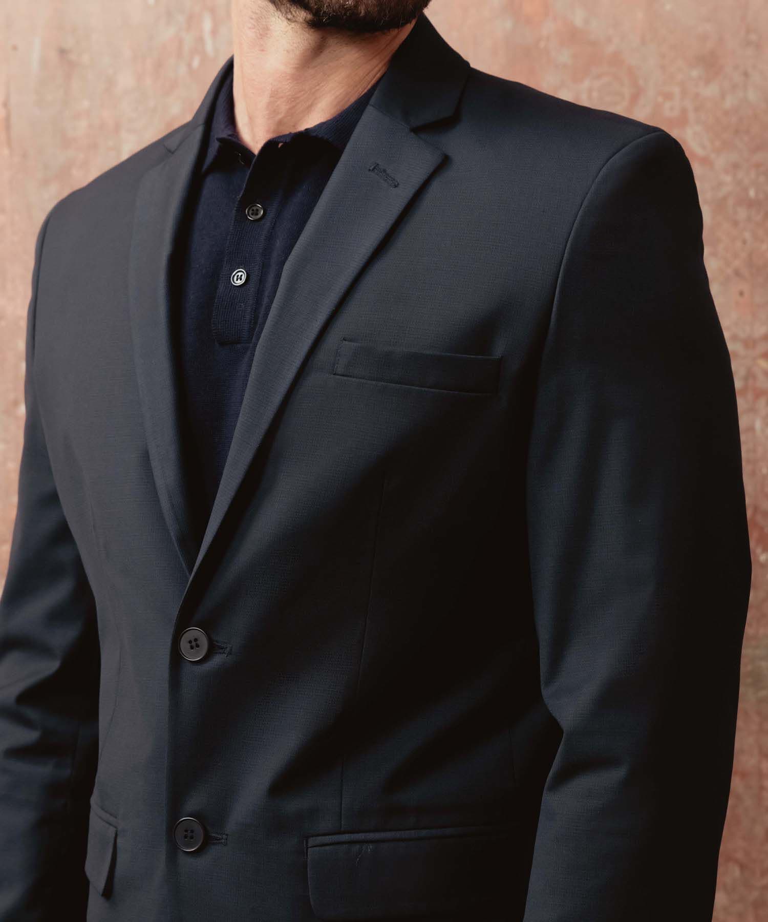 Chaqueta Granada Edición Lino azul marino para hombre, vista 3