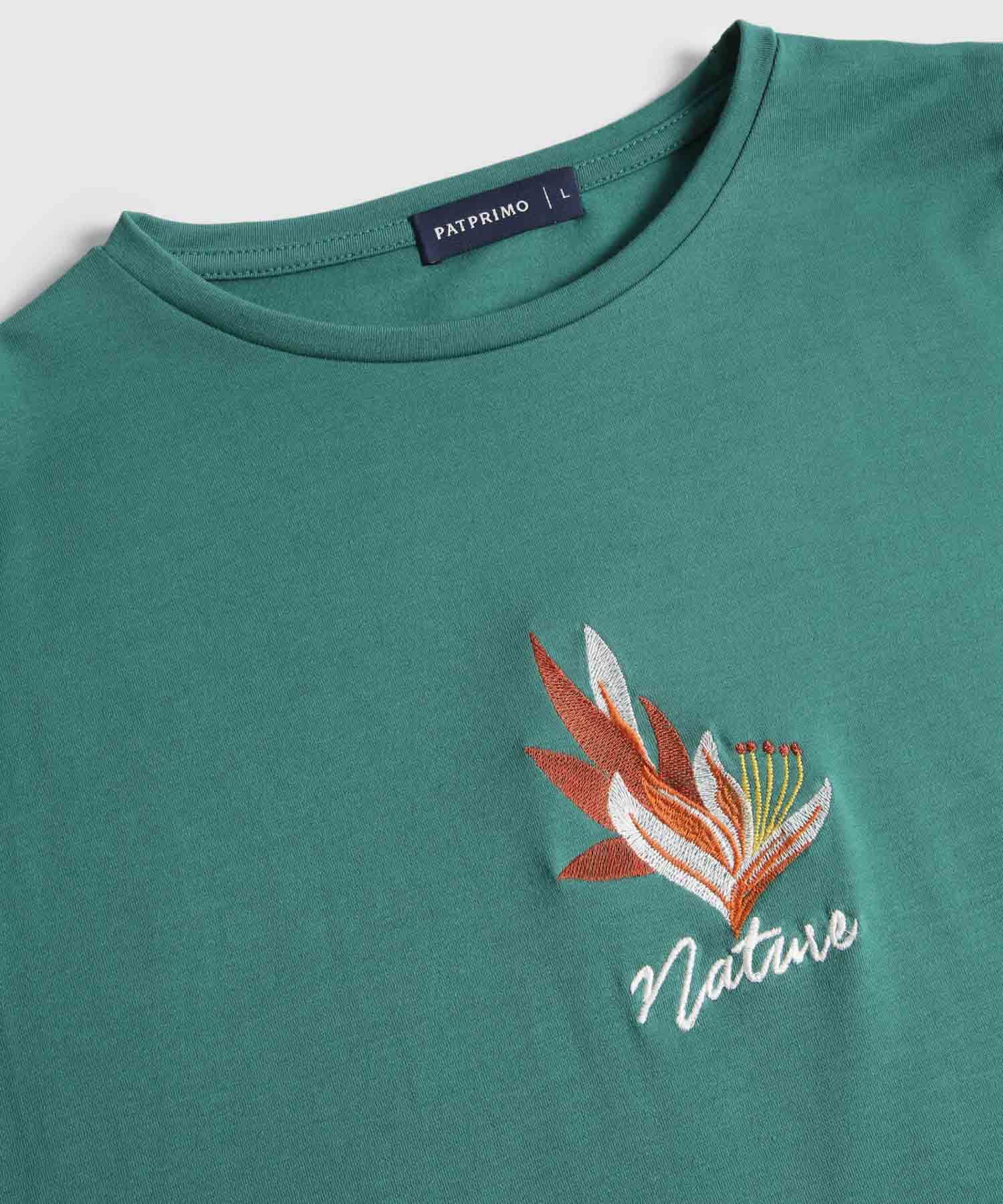 Camiseta Siena Urbano verde oliva para mujer, vista 2
