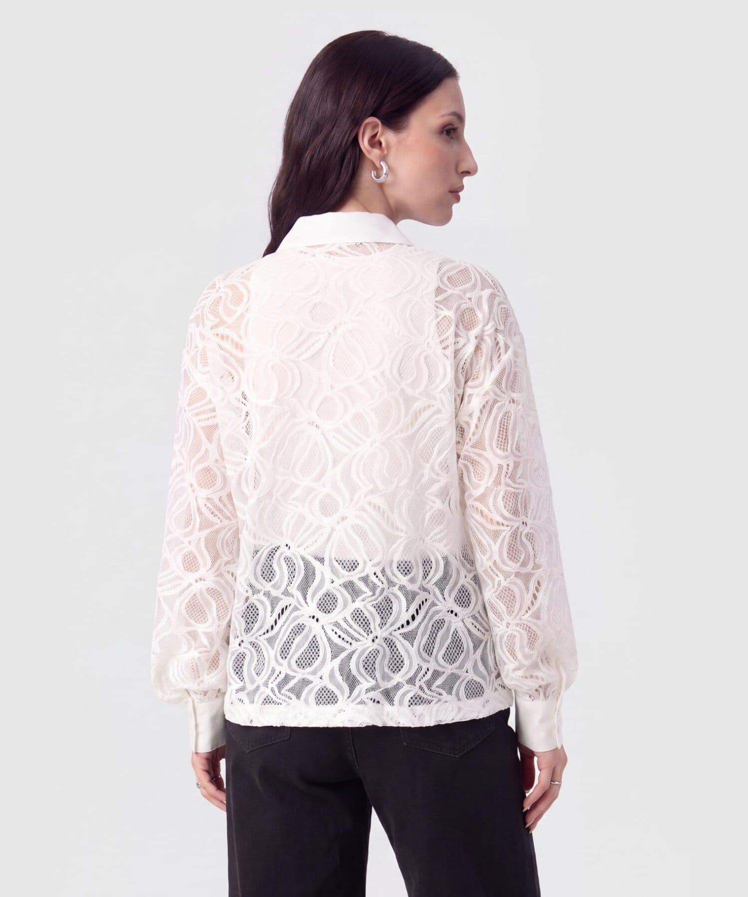 Camisa Selva de Día blanco para mujer, vista 4