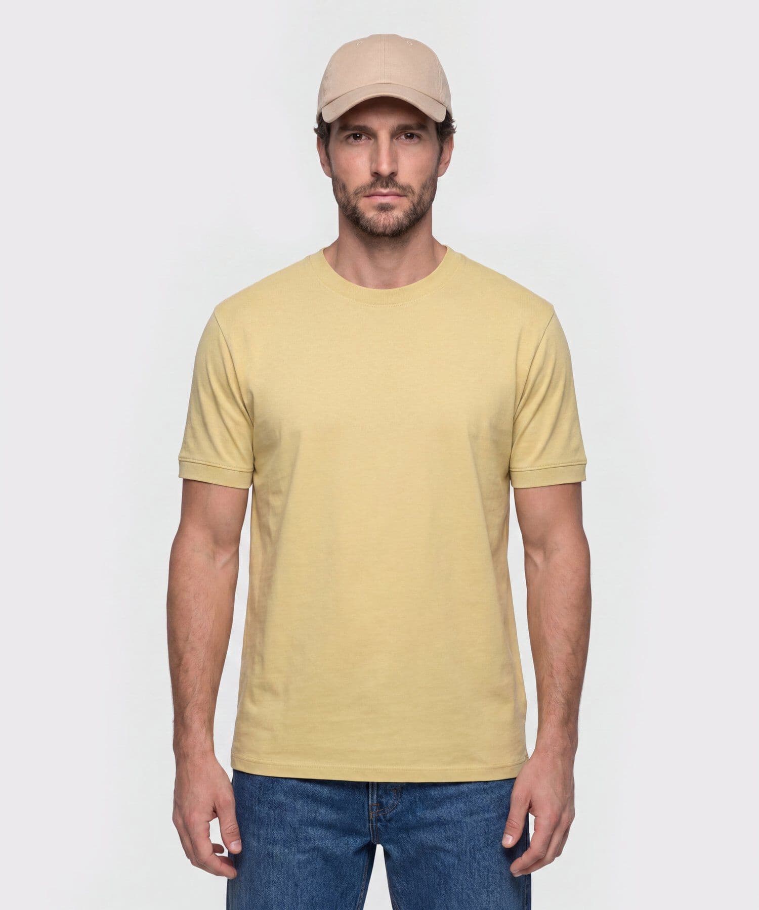 Camiseta Guayacán Minimalista azul marino para hombre, vista principal