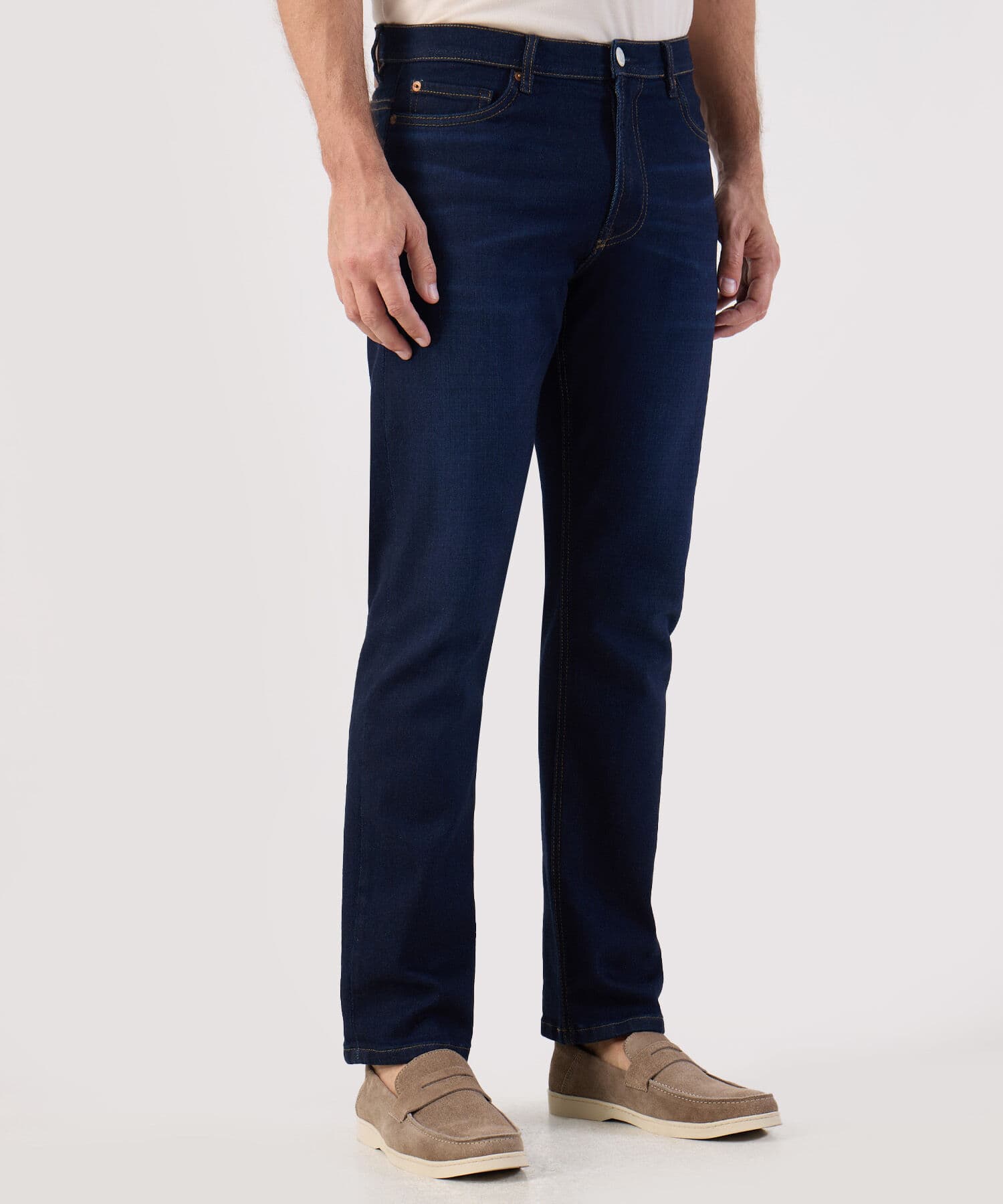 Jean Aura Edición Lino azul marino para hombre, vista principal