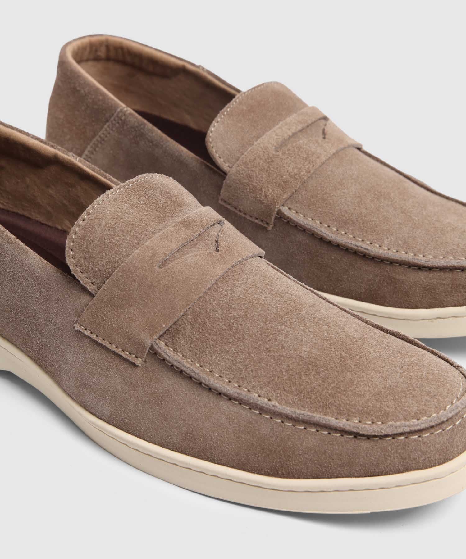 Mocasines Encanto Clásico arena para hombre, vista 5